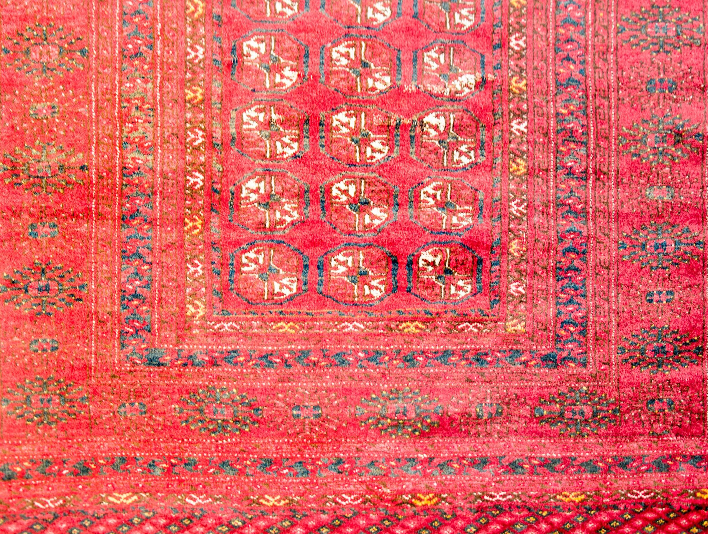 Tribal Gorgeous Mid-20th Century Turkmen Rug For Sale