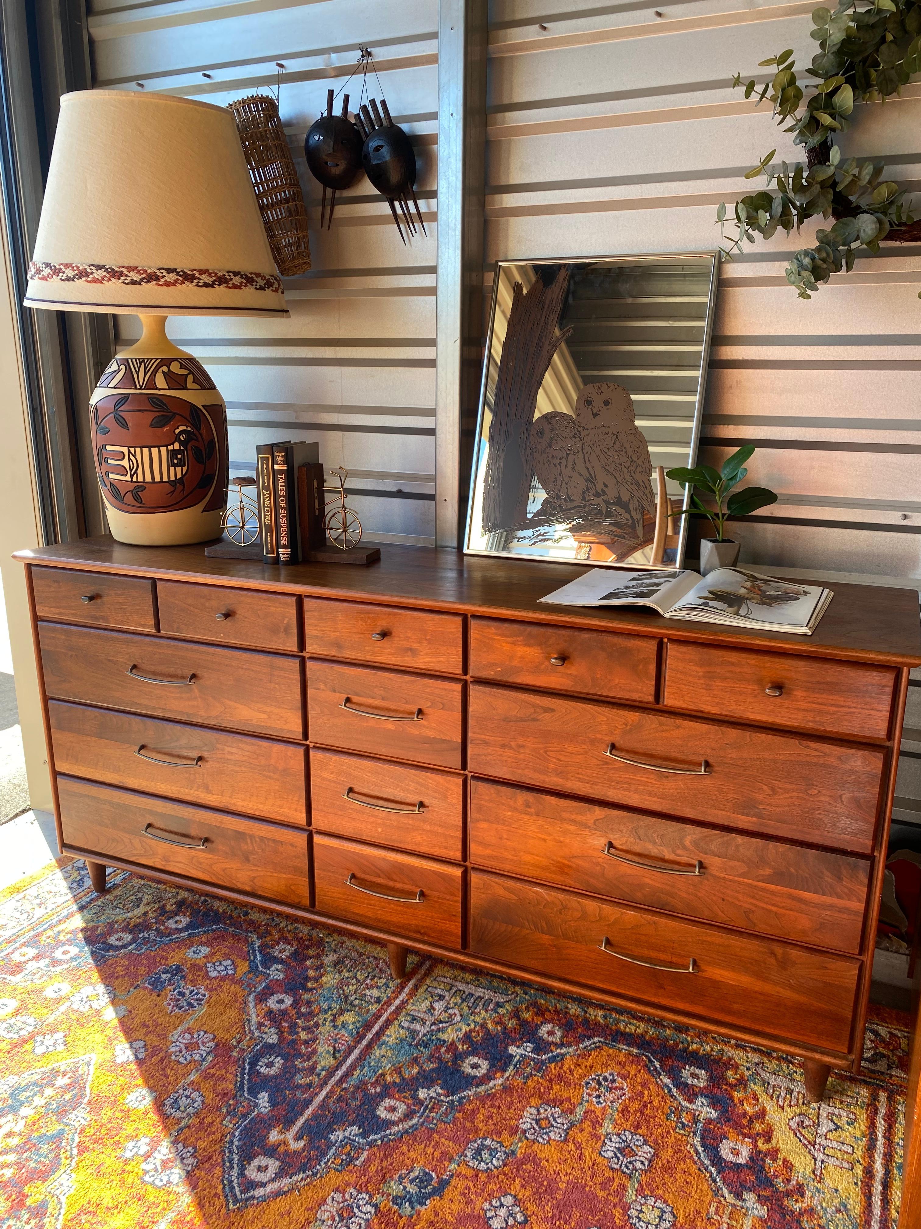 Gorgeous Mid Century Ace-Hi Prelude Dresser Buffet Sideboard 13