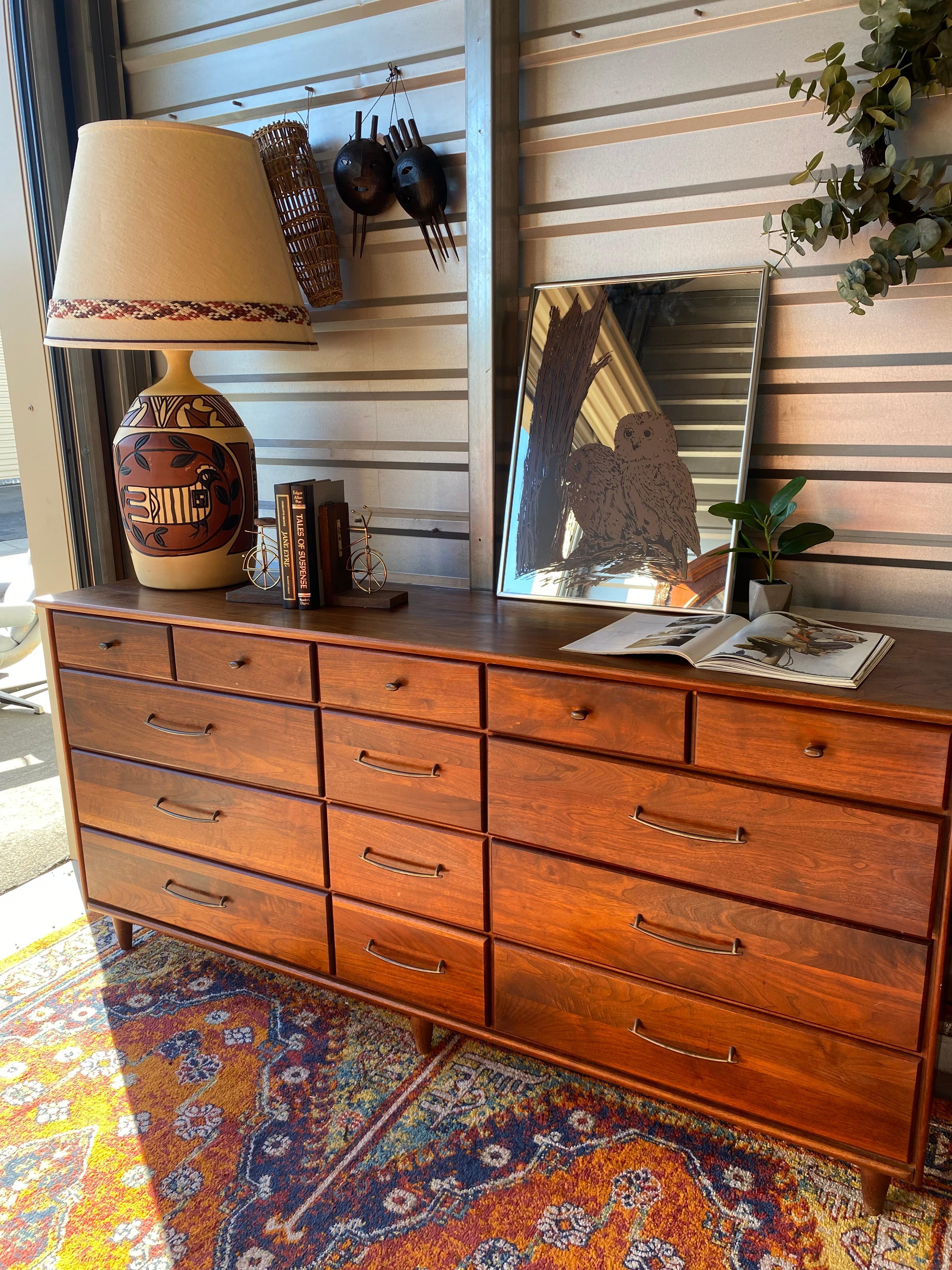 Gorgeous Mid Century Ace-Hi Prelude Dresser Buffet Sideboard 17