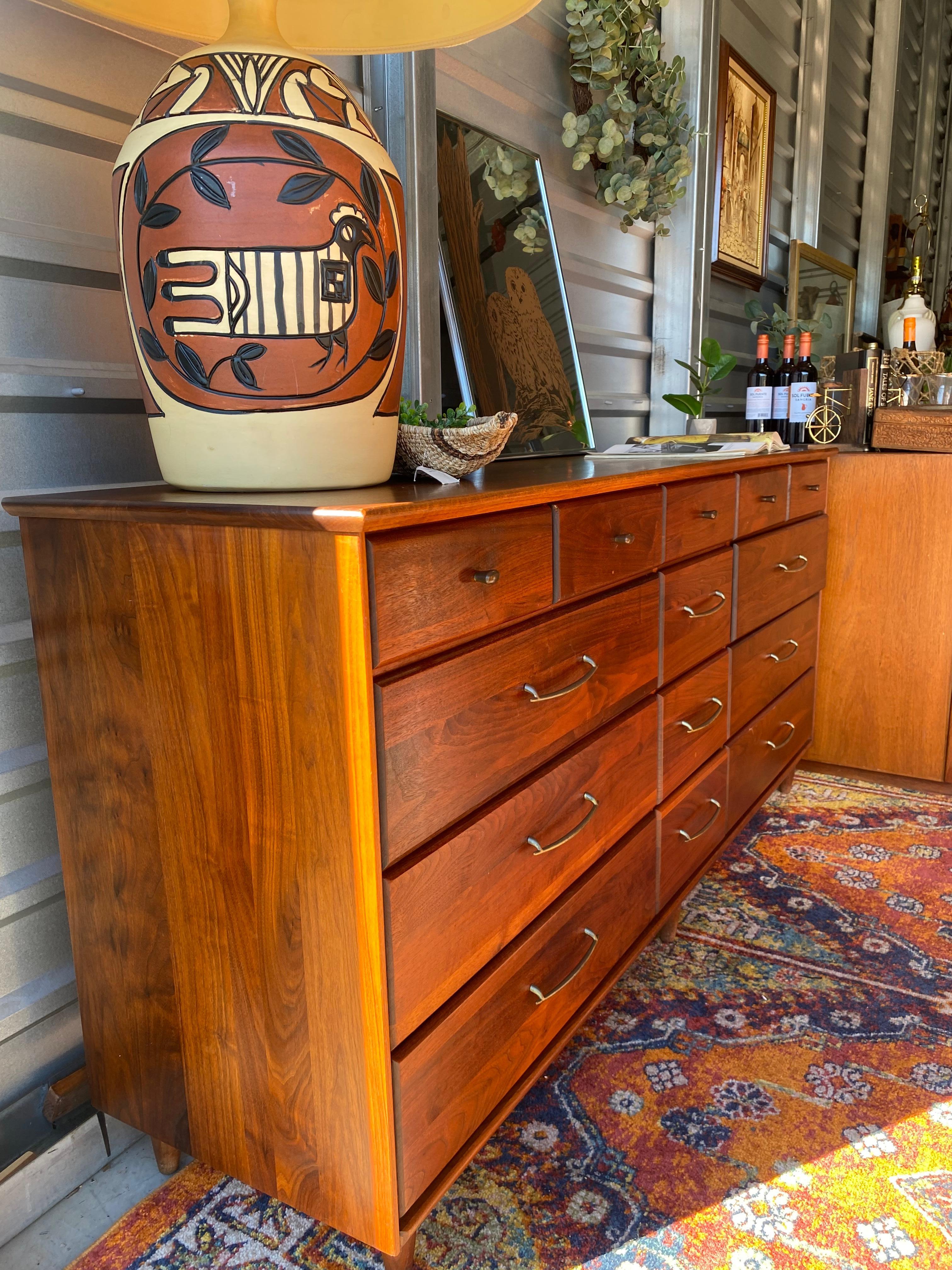 Mid-20th Century Gorgeous Mid Century Ace-Hi Prelude Dresser Buffet Sideboard
