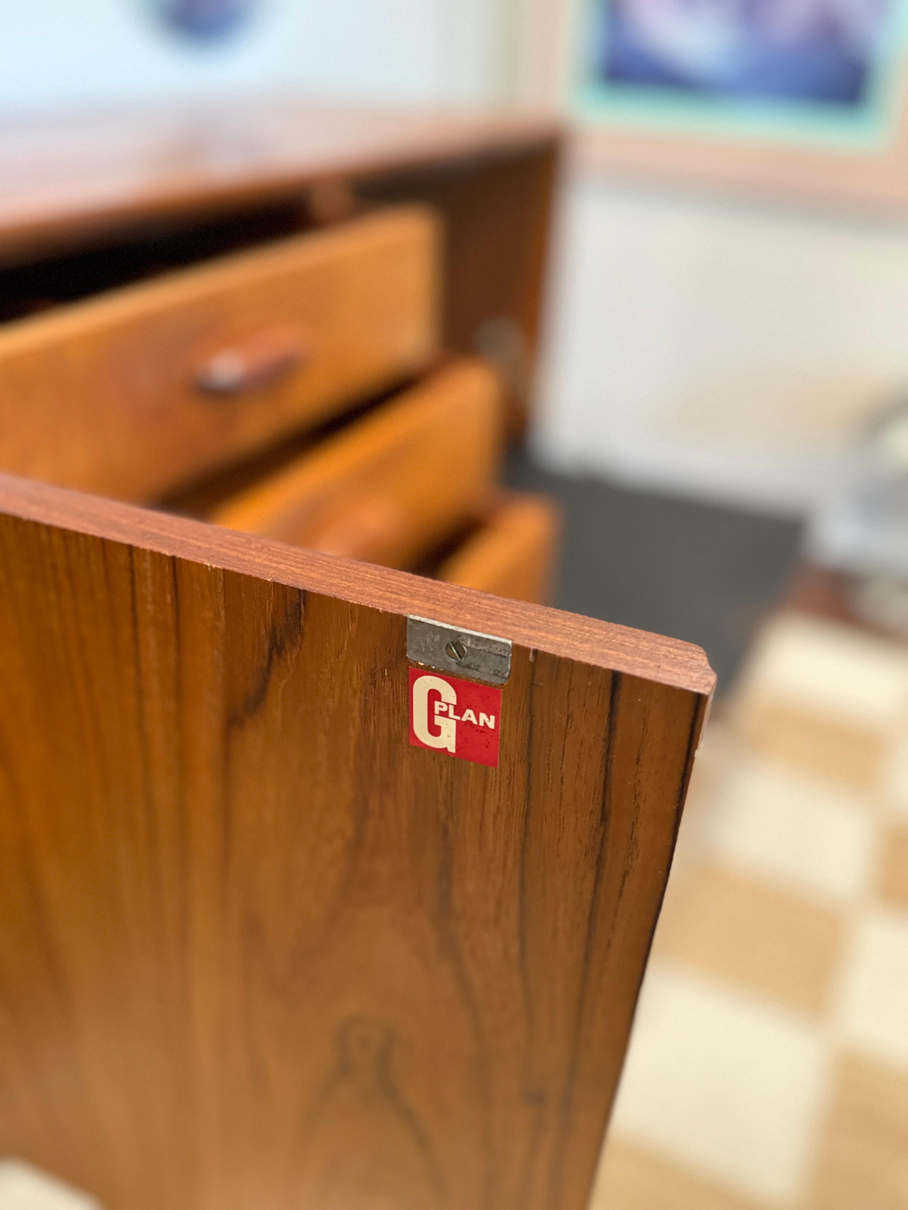 Mid-20th Century Gorgeous mid century modern large teak sideboard by G Plan, circa 1960s