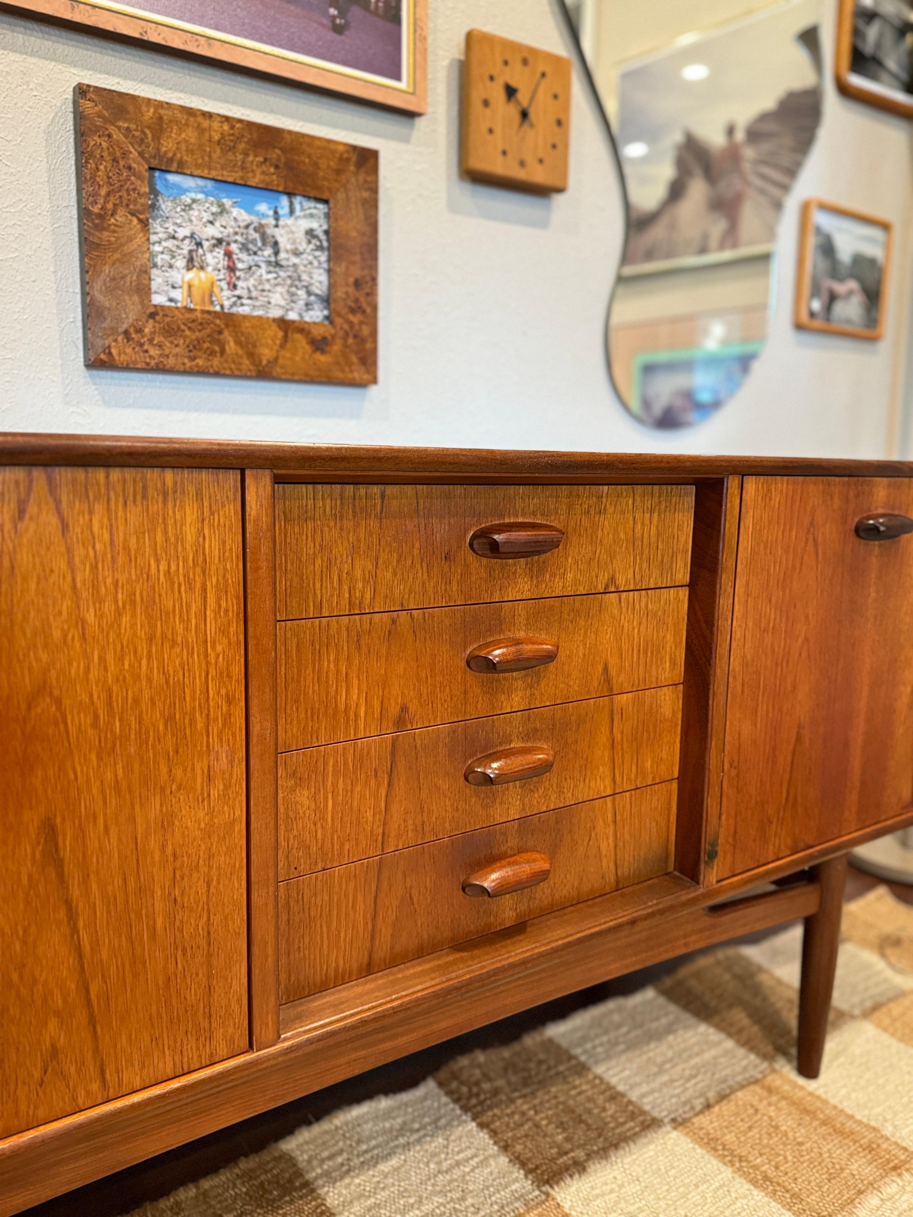 Teak Gorgeous mid century modern large teak sideboard by G Plan, circa 1960s