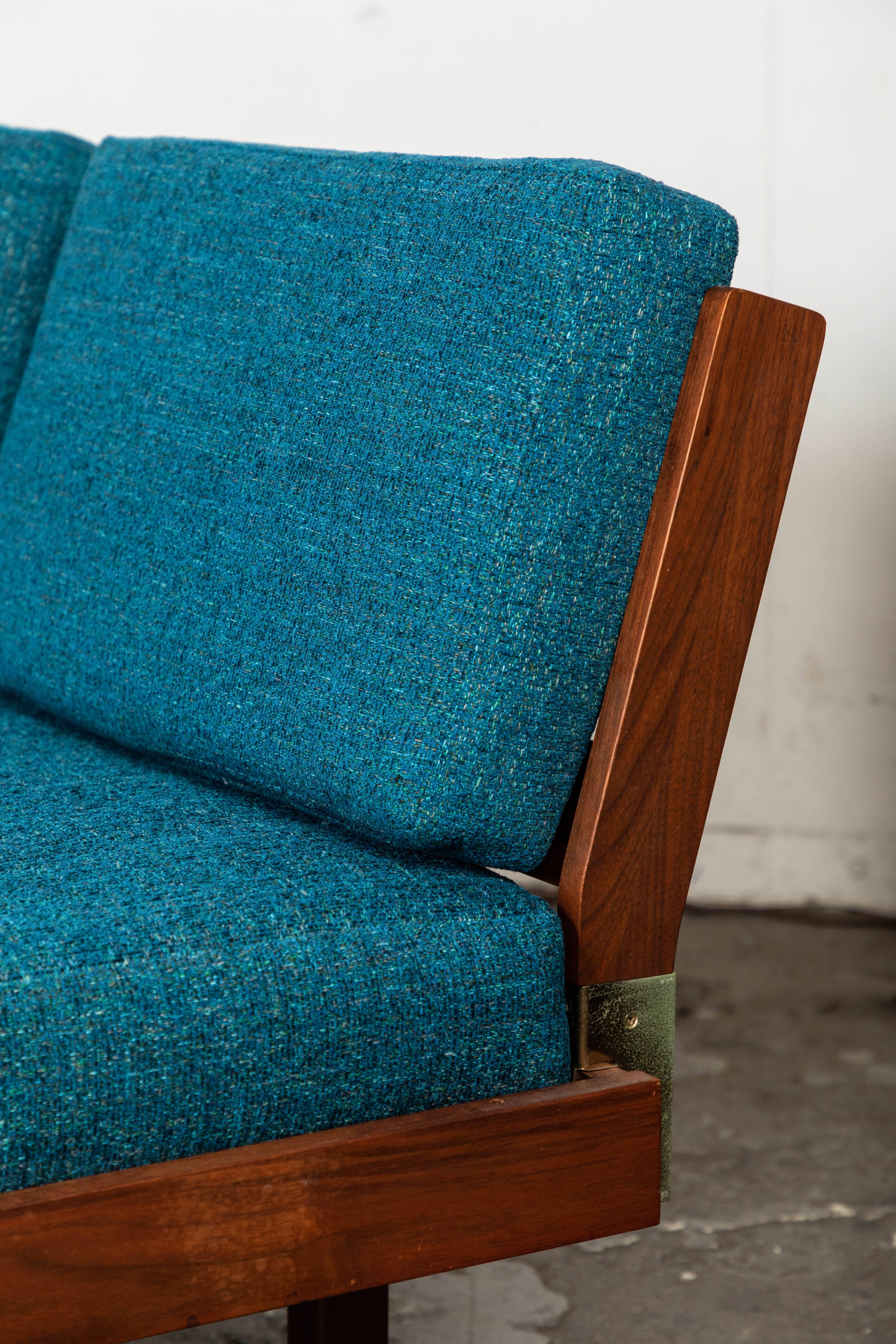 Fabric Gorgeous Mid-Century Modular Sofa Set by Martin Borenstein for Brown and Saltman For Sale