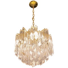 Gorgeous Midcentury Round Italian Murano Chandelier