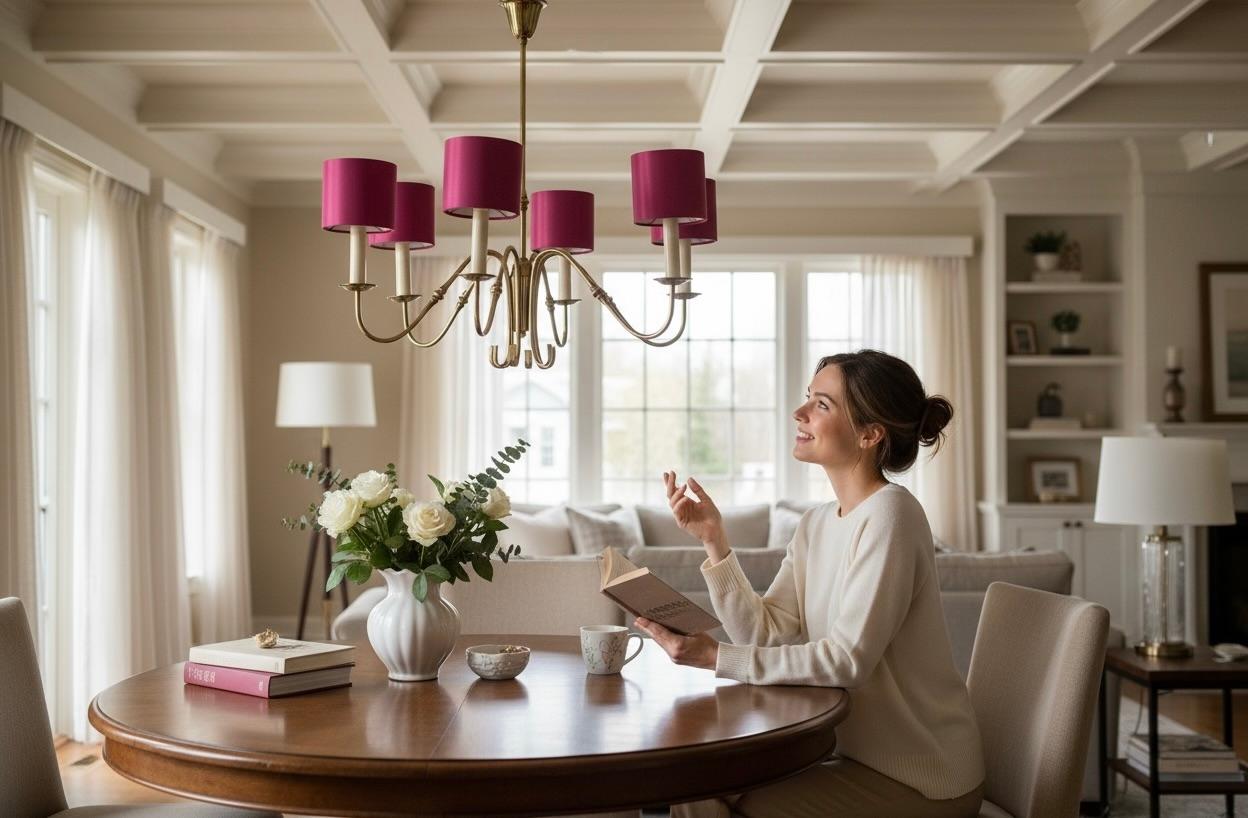 Splendido lampadario in ottone del Medioevo con paralumi satinati Vintage Italia, anni '50 in vendita 12