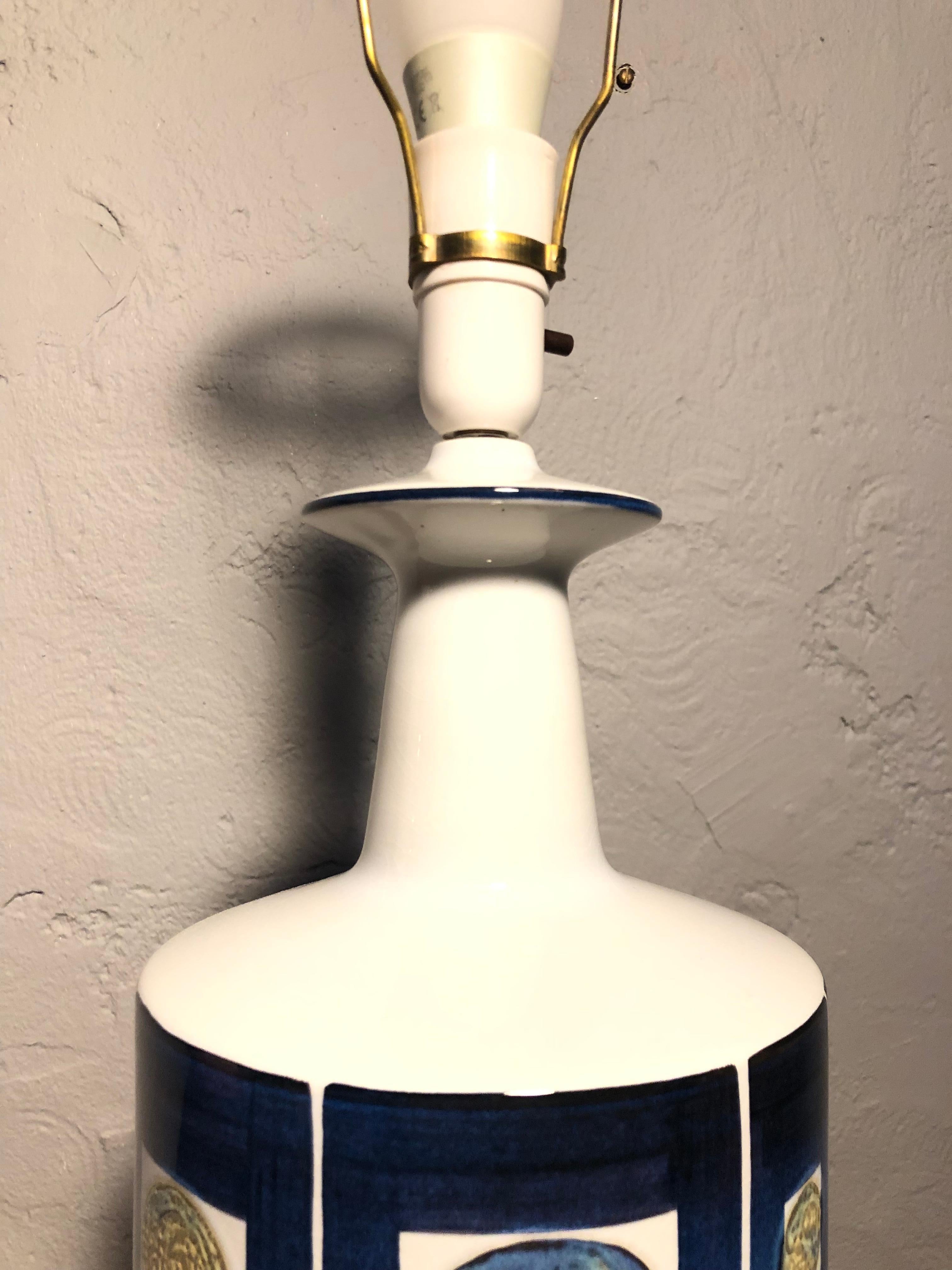Gorgeous Mid-Century Pottery Table Lamp by Fog & Mørup 2