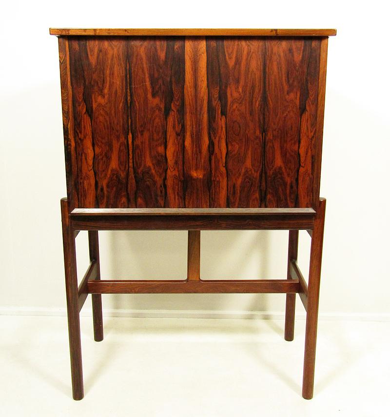 Mid-Century Modern Gorgeous Model 67 Danish Rosewood Secrétaire Standing Desk by Arne Wahl Iversen