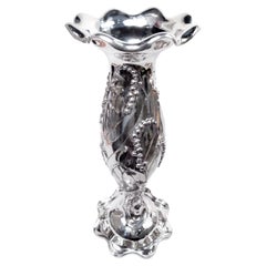 Gorgeous Monumental American Art Nouveau Lily of the Valley Floor Vase
