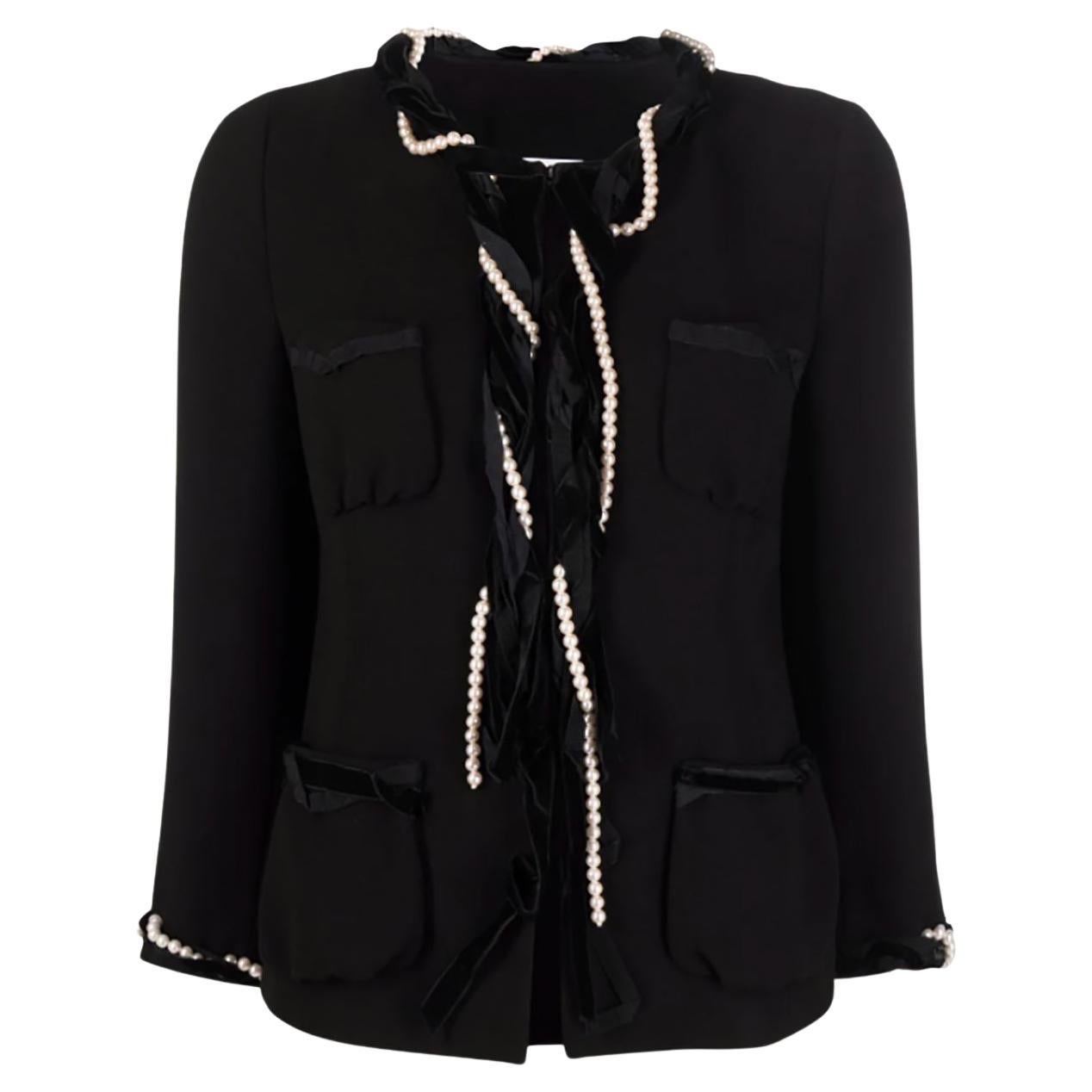 Gorgeous Moschino Black Jacket For Sale