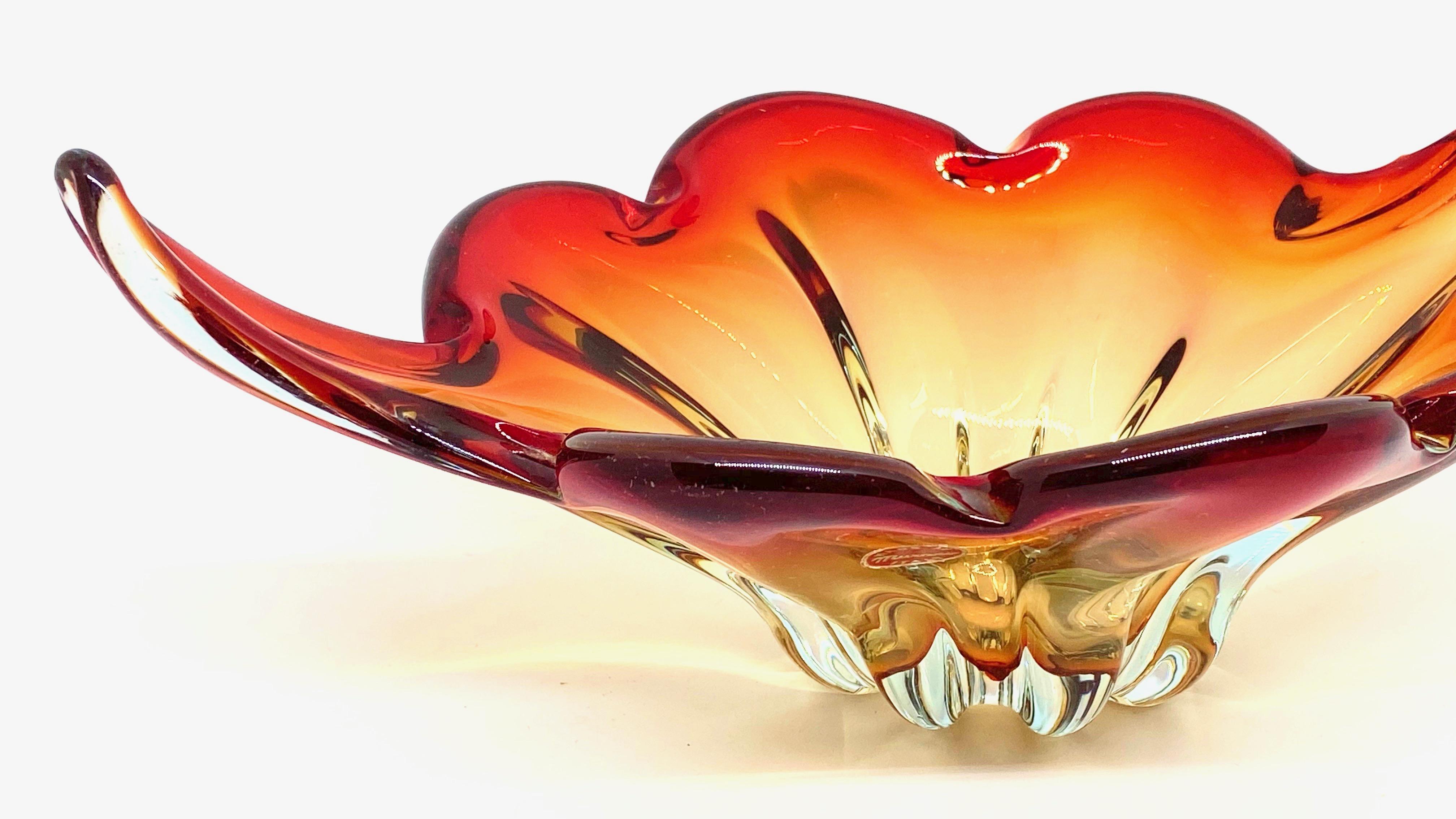 murano glass fruit bowl