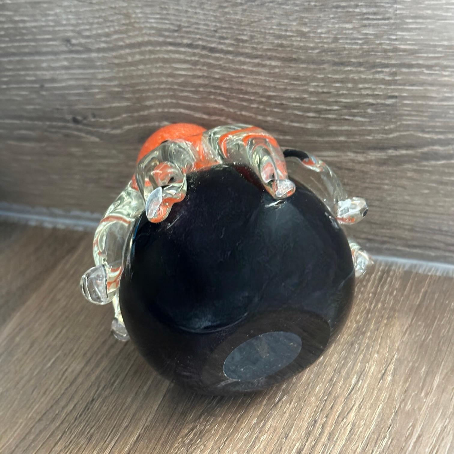 Splendido fermacarte in vetro artistico italiano di Murano con polpo gigante, Italia, anni '1970 in vendita 2