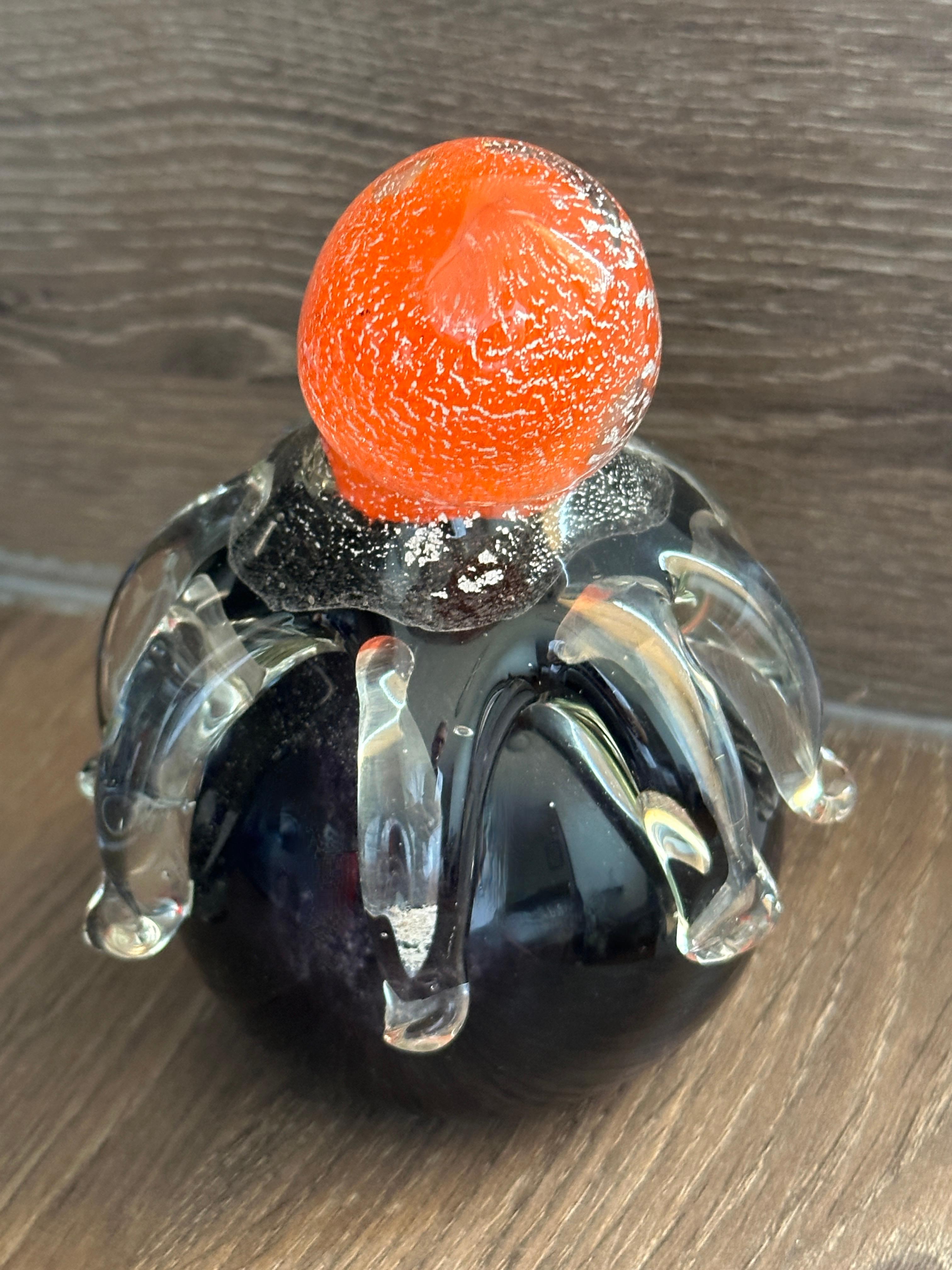 Splendido fermacarte in vetro artistico italiano di Murano con polpo gigante, Italia, anni '1970 In condizioni buone in vendita a Nuernberg, DE