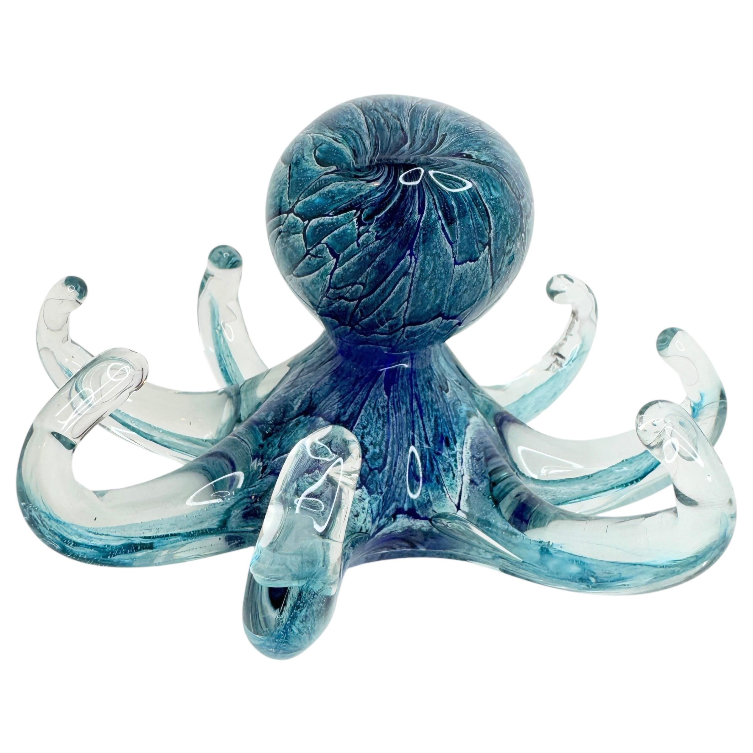 Precioso Pisapapeles Pulpo Gigante de Murano, Italia, años 1980 en Bueno estado para la venta en Nuernberg, DE