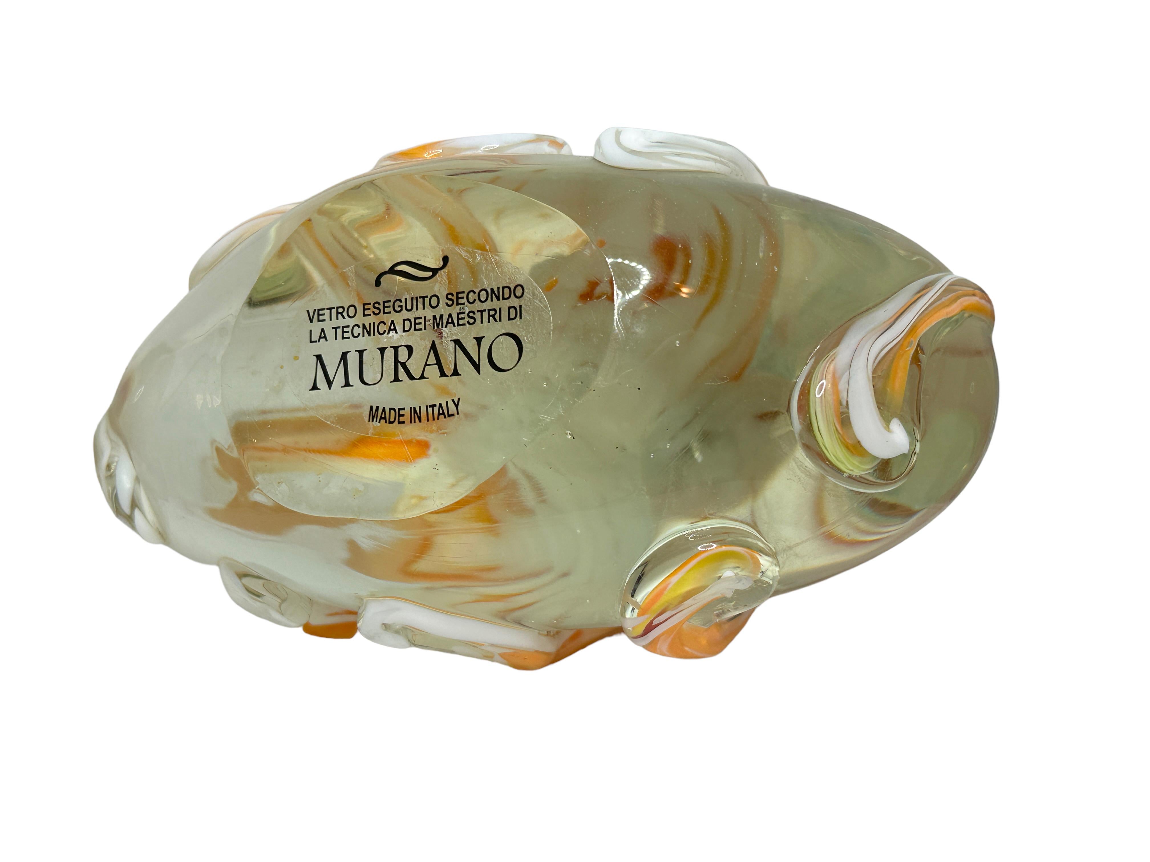 Murano Glass Gorgeous Murano Italian Art Glass Giant Octopus Paperweight, Italy, 1980s