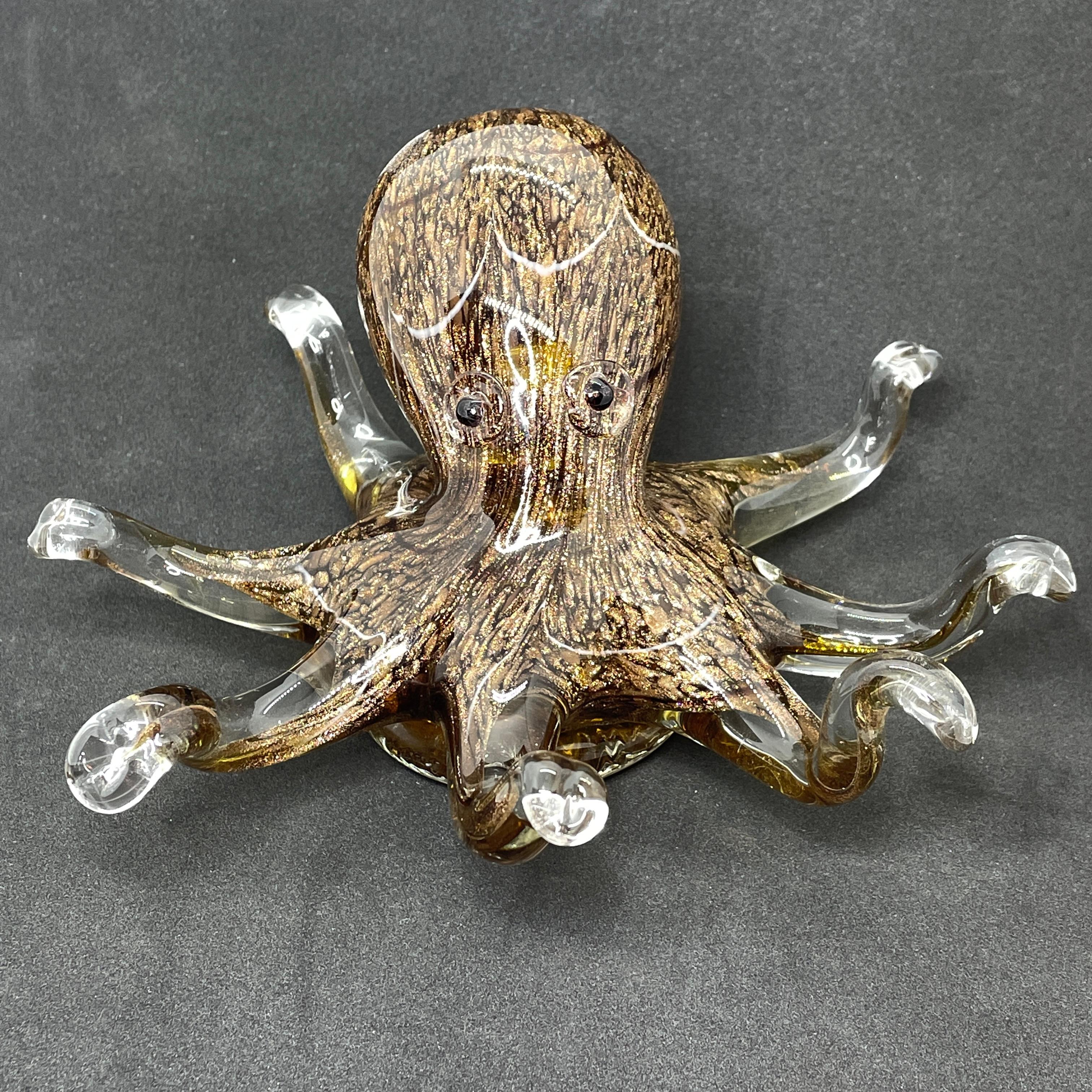 Gorgeous Murano Italian Art Glass Giant Octopus Paperweight, Italy, 1980s In Good Condition In Nuernberg, DE