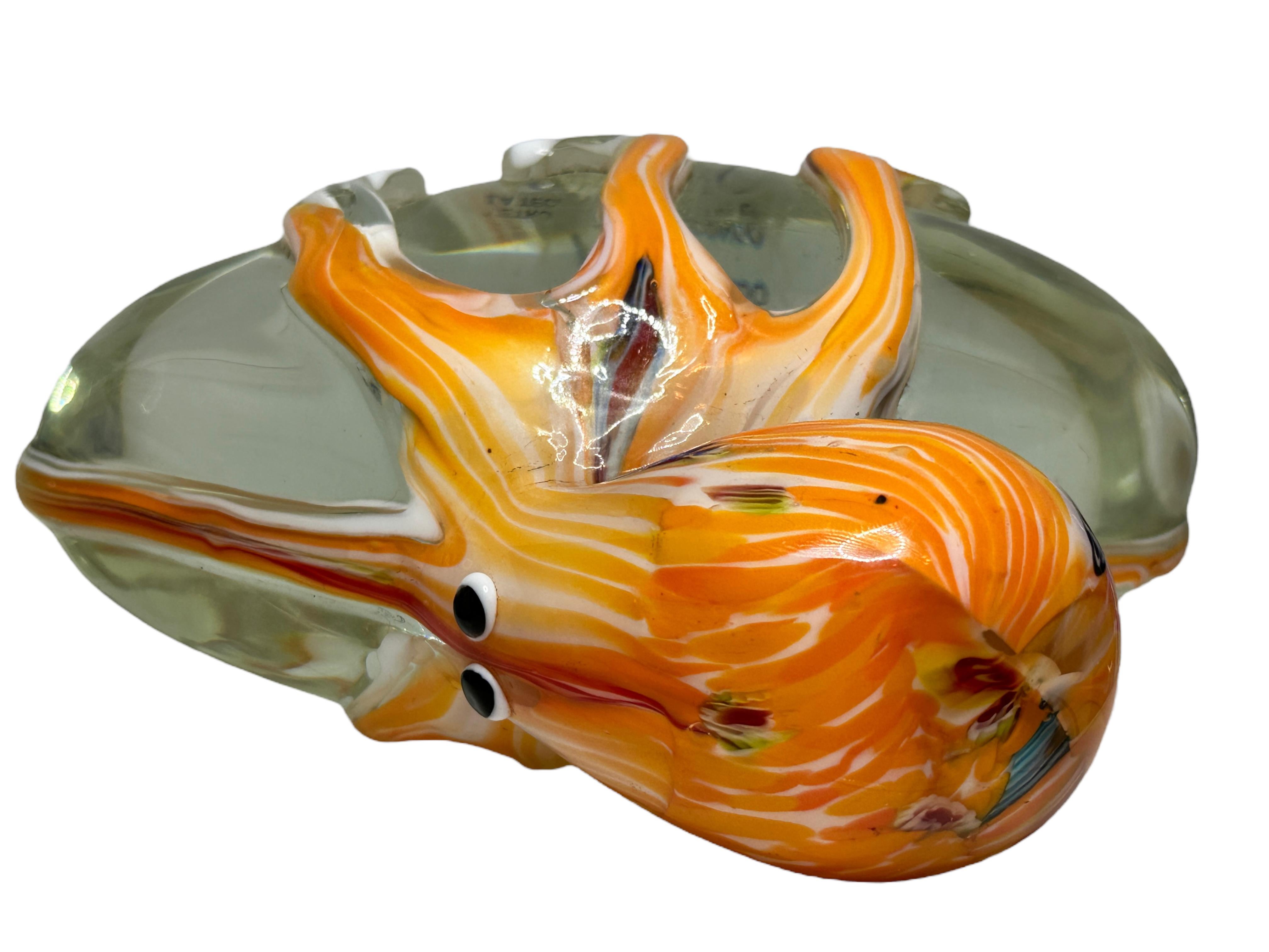 Gorgeous Murano Italian Art Glass Giant Octopus Paperweight, Italy, 1980s 1