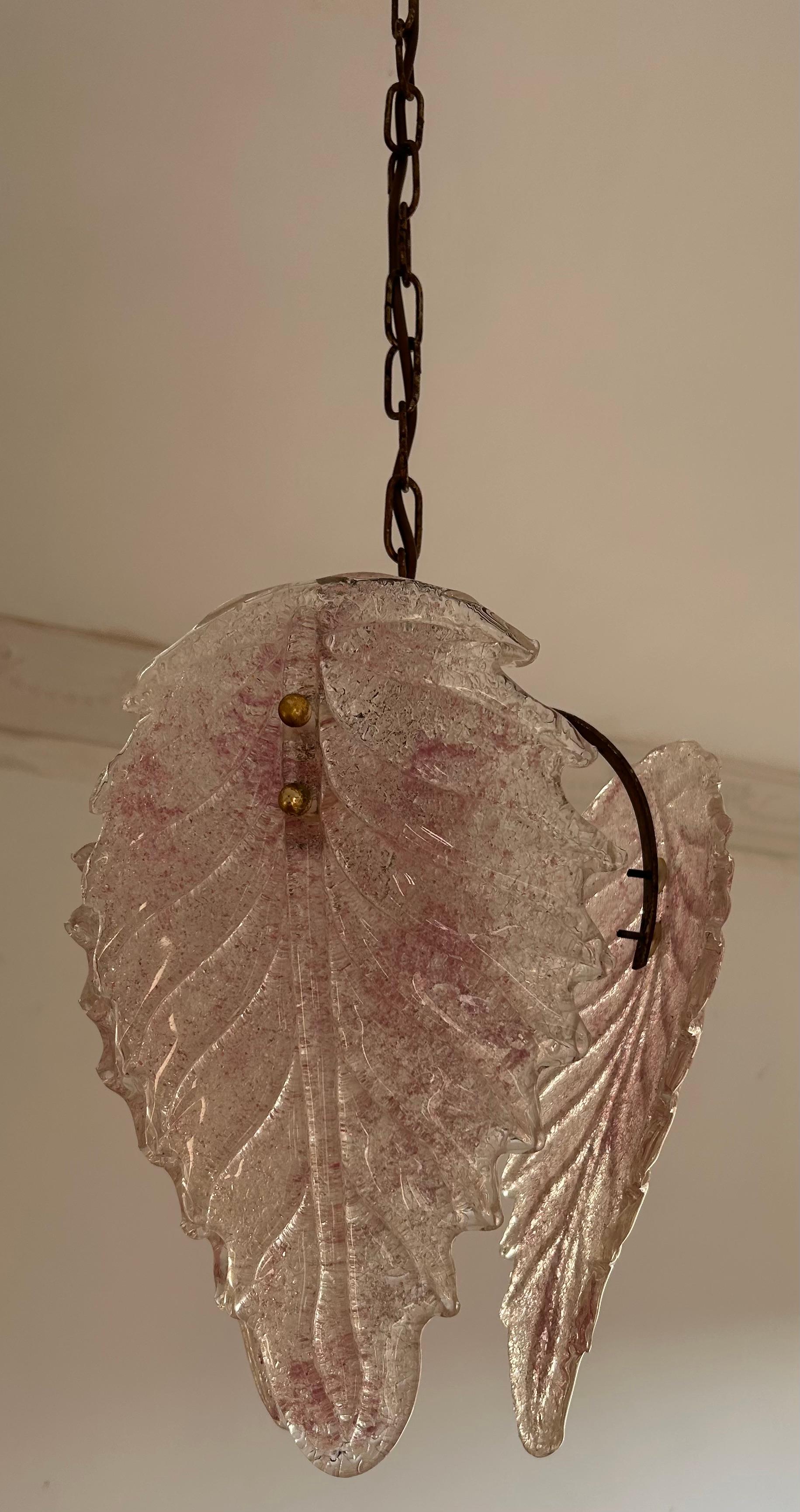 20th Century Gorgeous Murano Rose Bud Chandelier, 1980's For Sale