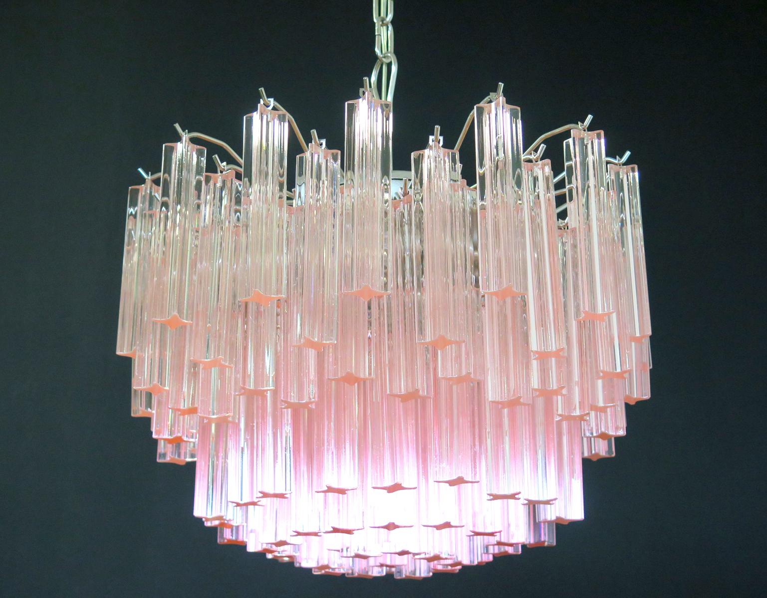 vintage pink chandelier