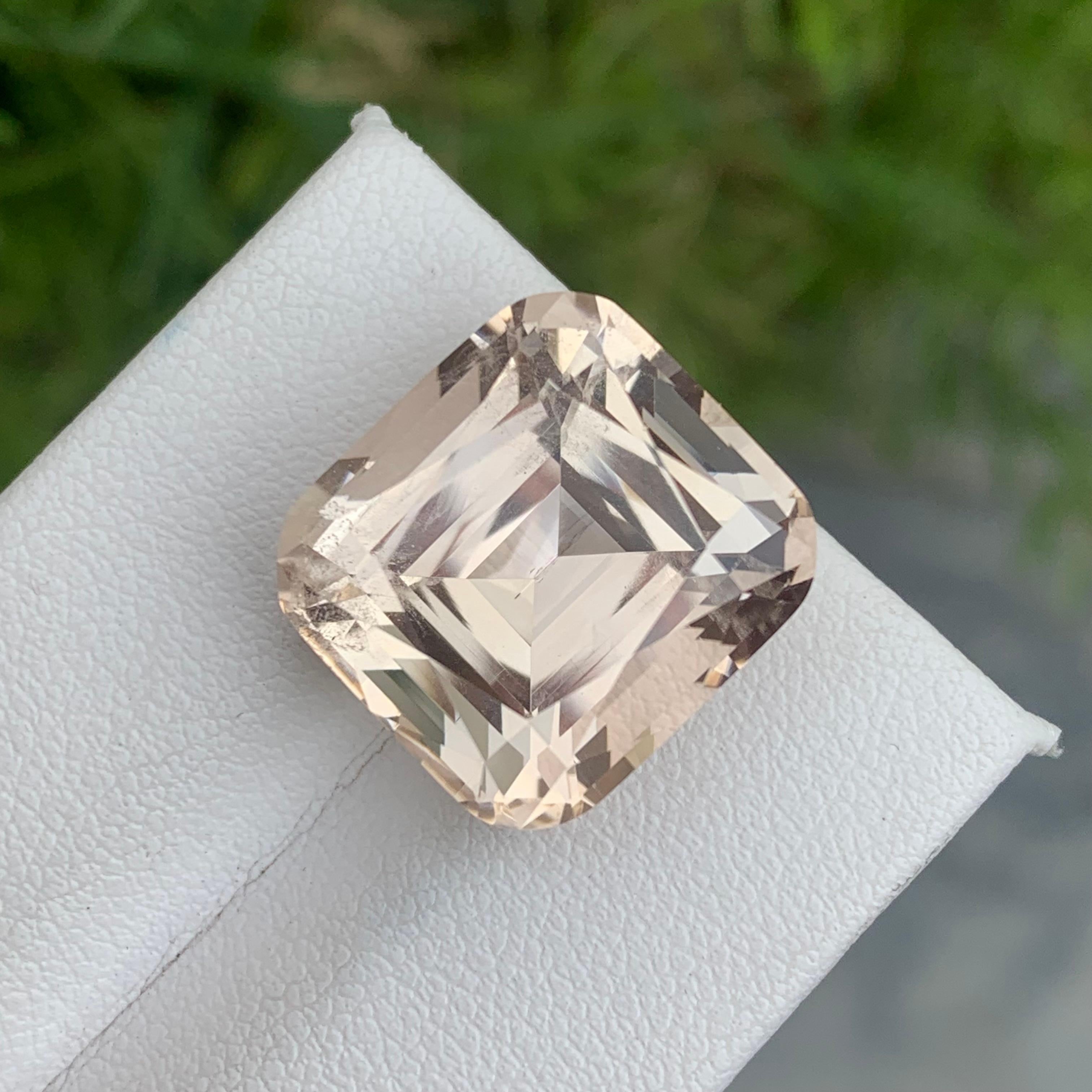 Cushion Cut Gorgeous Natural 21.45 Carat Loose Topaz from Skardu Pakistan for Jewelry Making For Sale