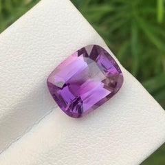 Wunderschöne, natürliche 5,50 Karat, lose lila Amethyst-Kissenform aus Brasilien