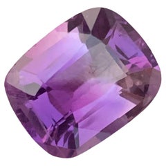 Gorgeous Natural 5.50 Carat Loose Purple Amethyst Cushion Shape From Brazil