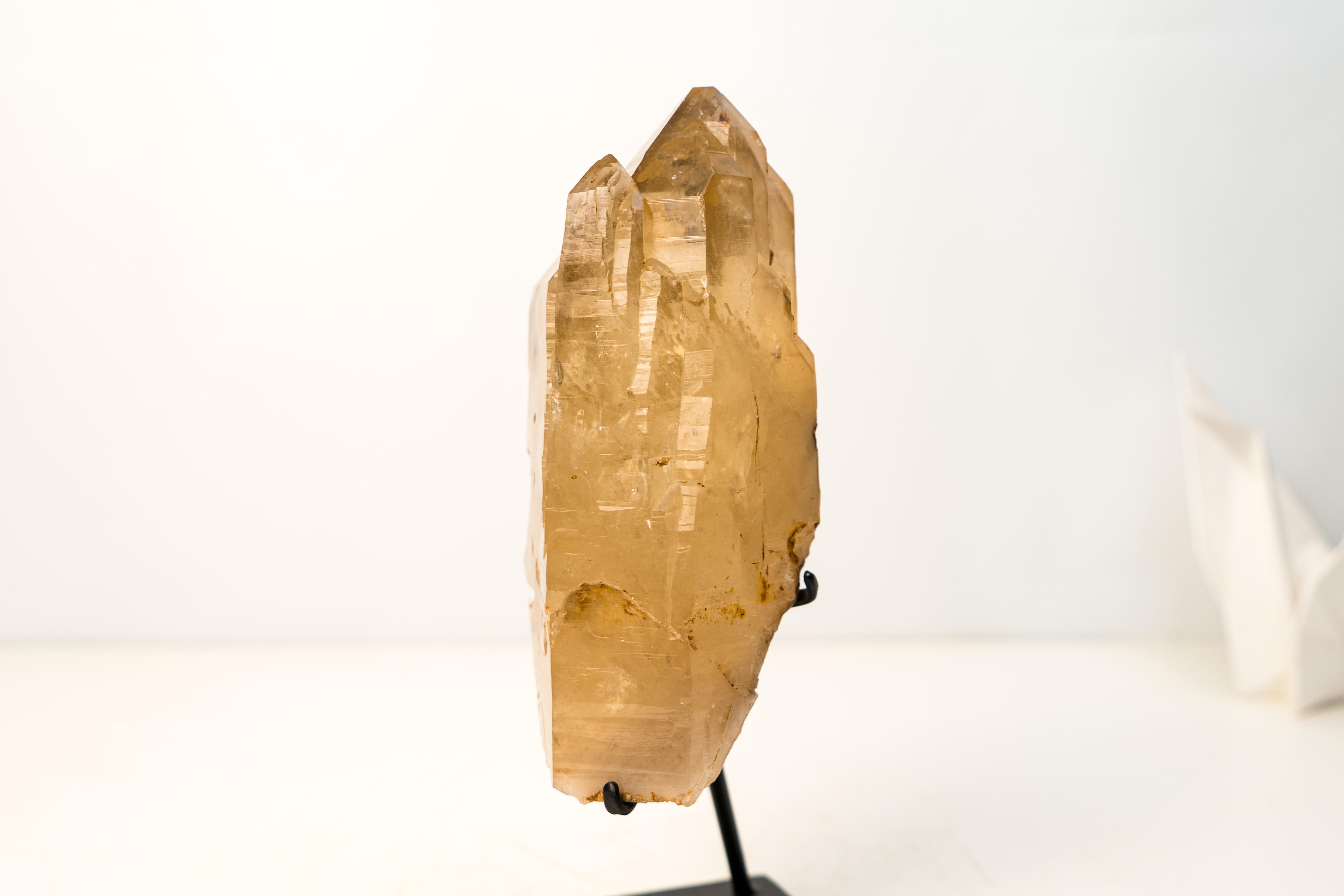 Water Clear AAA Natural Raw Honey Orange Citrine

▫️ Description

Unparalleled in beauty, this genuine, natural citrine is a true work of art. This high-grade crystal specimen exhibits world-class aesthetics and rare formations featuring both