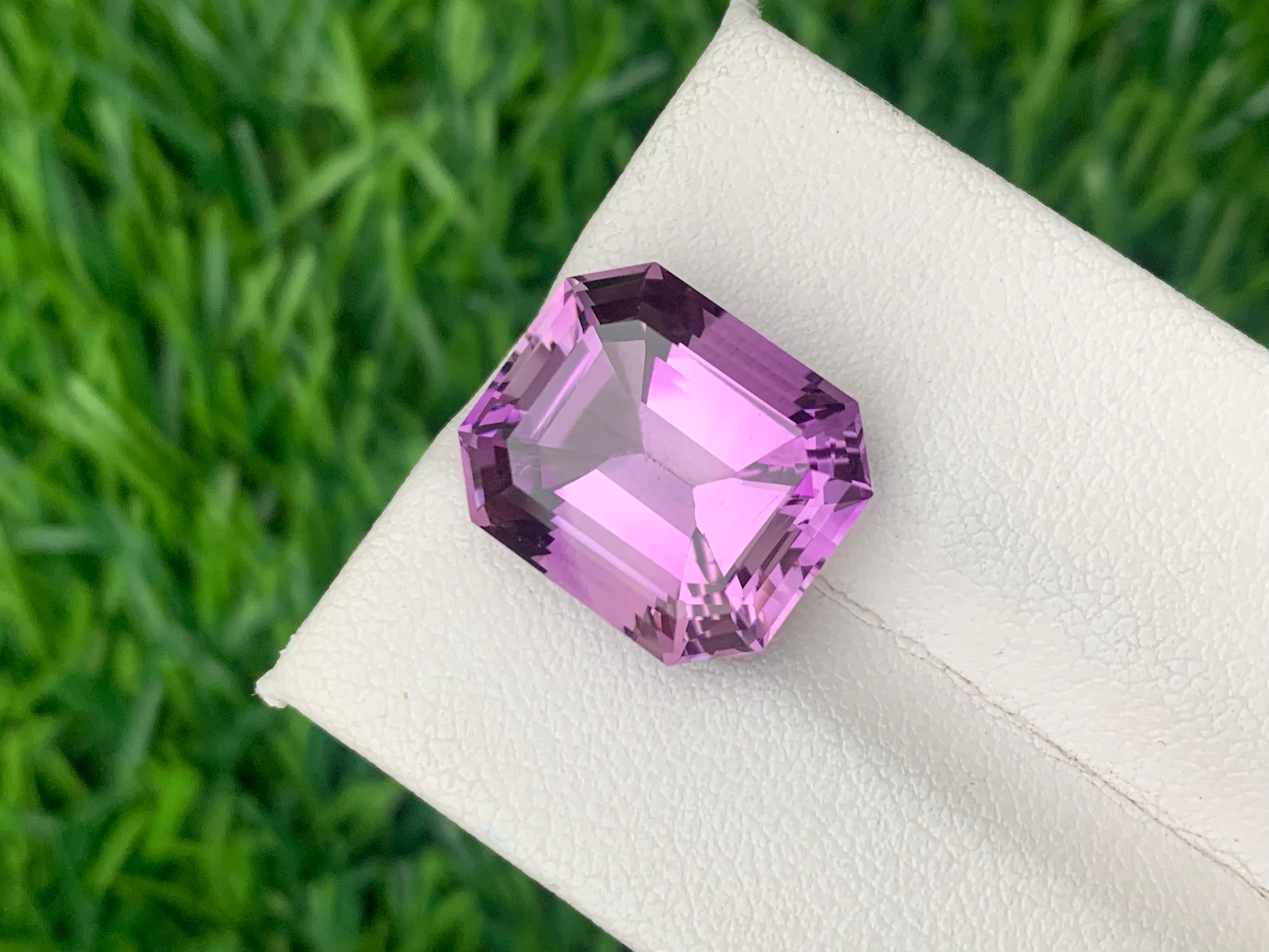 Arts and Crafts Gorgeous Natural Loose Amethyst Ring Gem From Brazil Mine 10.50 Carat For Sale