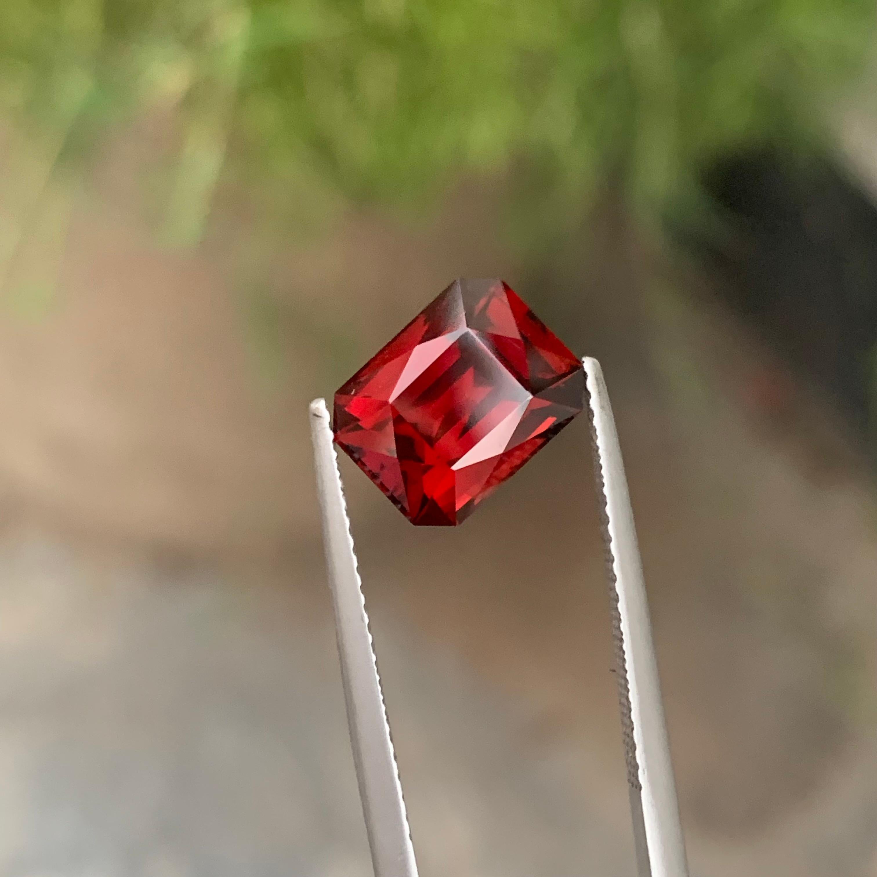 Gorgeous Natural Loose Red Pomegranate Rhodolite Garnet Ring Gem 5.15 Carat 1