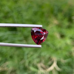 Gorgeous Natural Loose Red Rhodolite Garnet Trilliant Cut Ring Gemstone