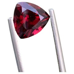 Gorgeous Natural Loose Red Rhodolite Garnet Trilliant Cut Ring Gemstone 
