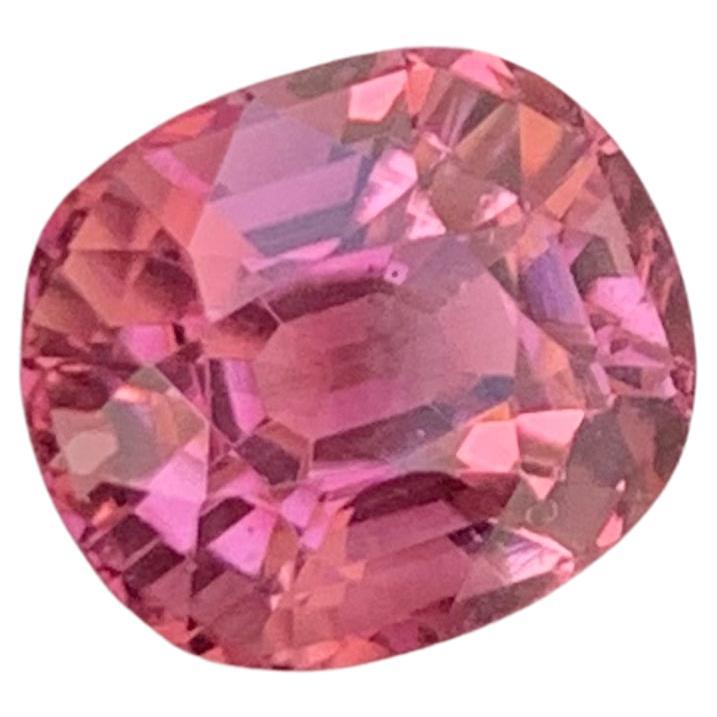 Magnifique pierre précieuse tourmaline rose naturelle à facettes 3,40 carats 