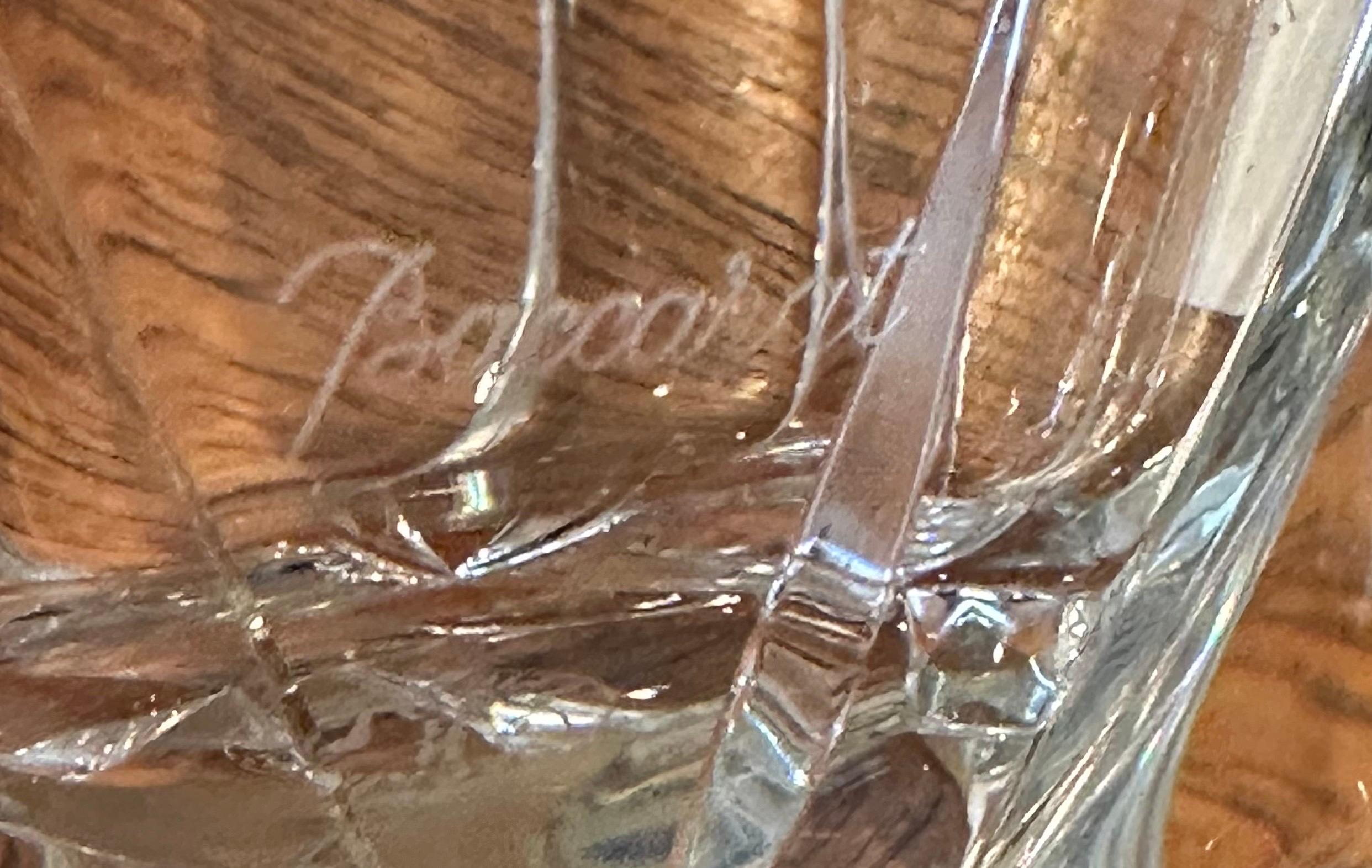 Preciosa Cubitera y Pinzas de Cristal 