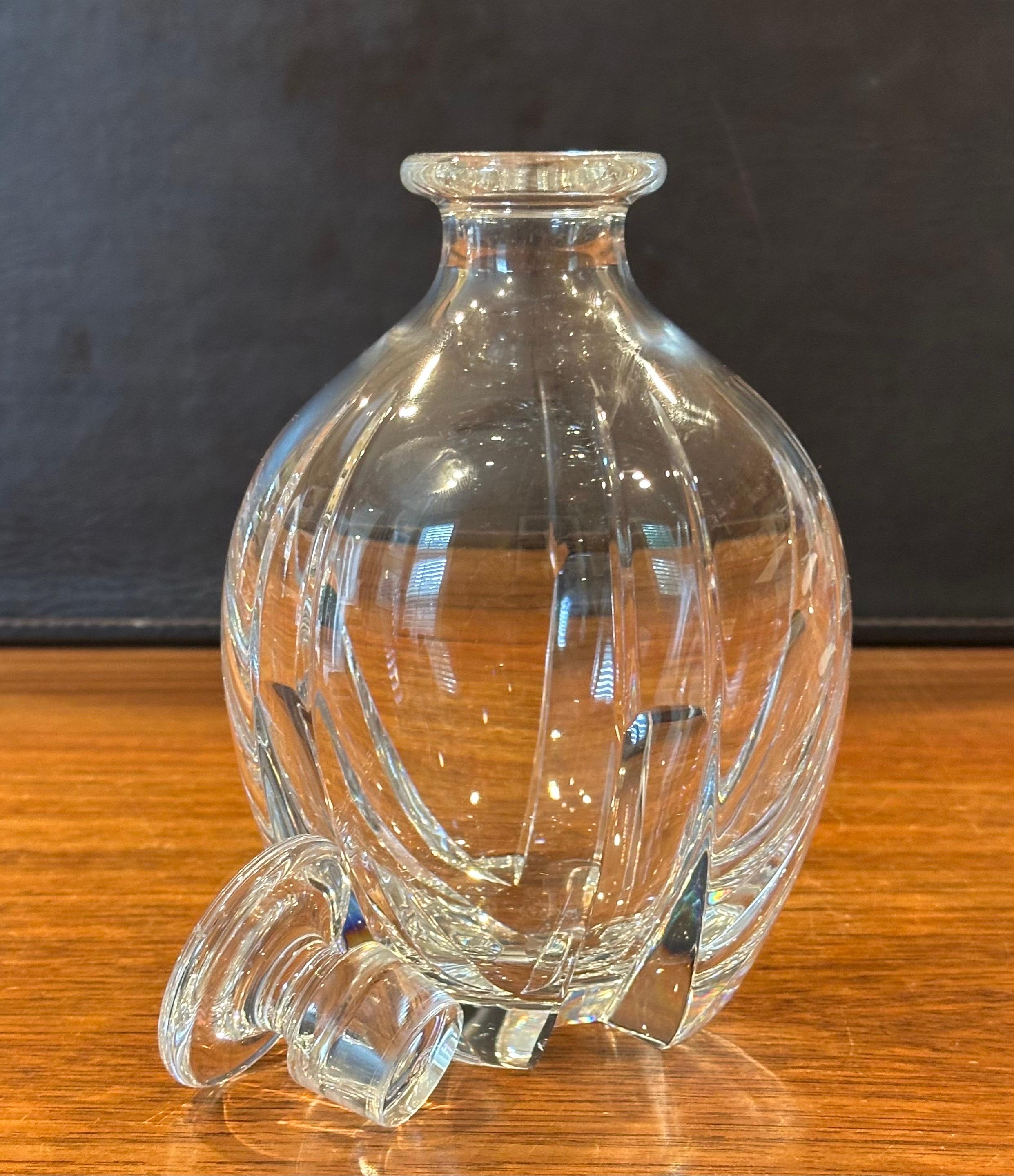 Splendido decanter per whisky in cristallo 