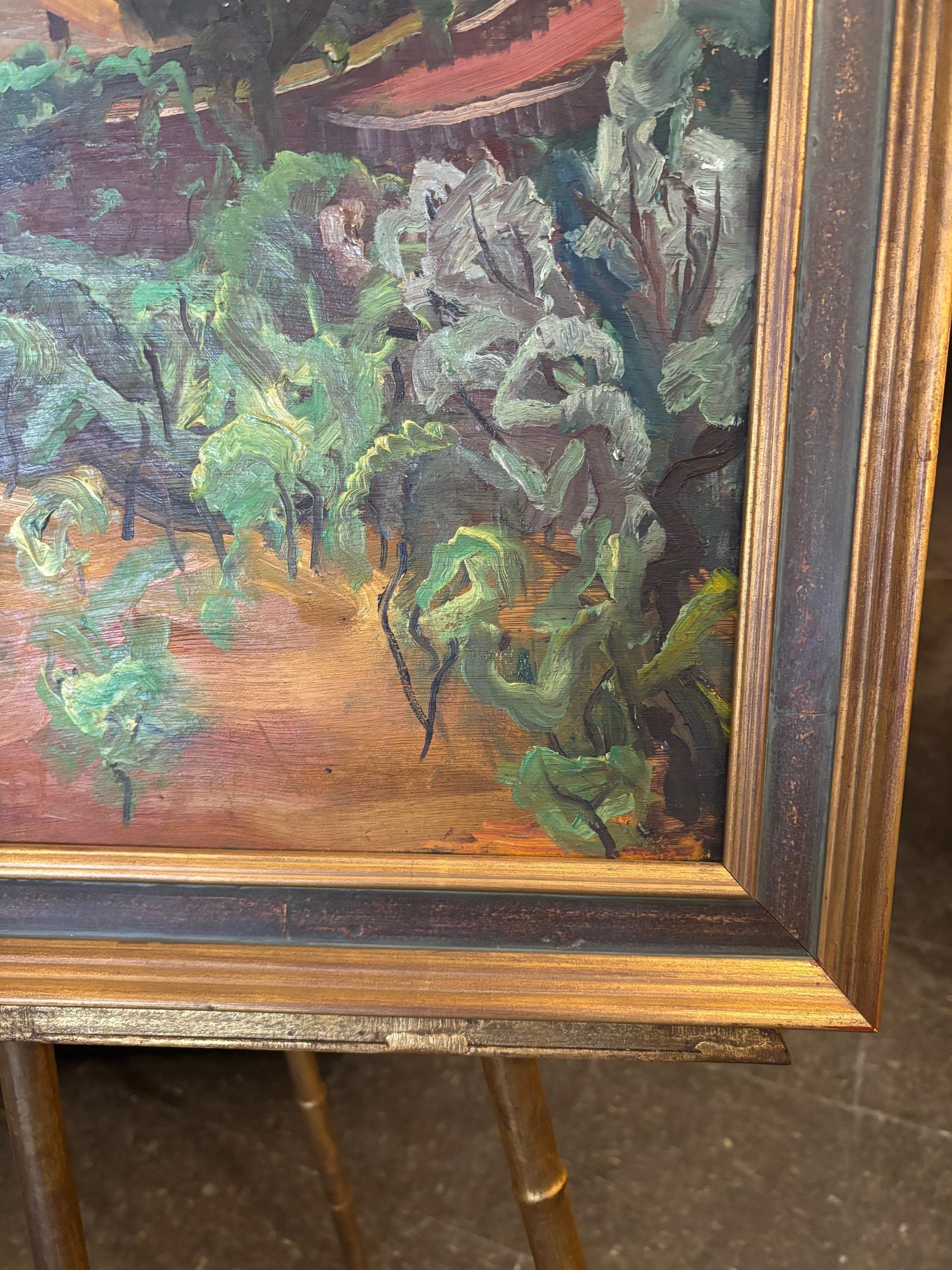 Wunderschönes Ölgemälde von Lucie Bayard (Gemalt) im Angebot