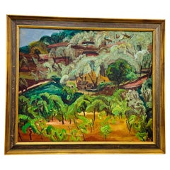 Splendido dipinto ad olio di Lucie Bayard