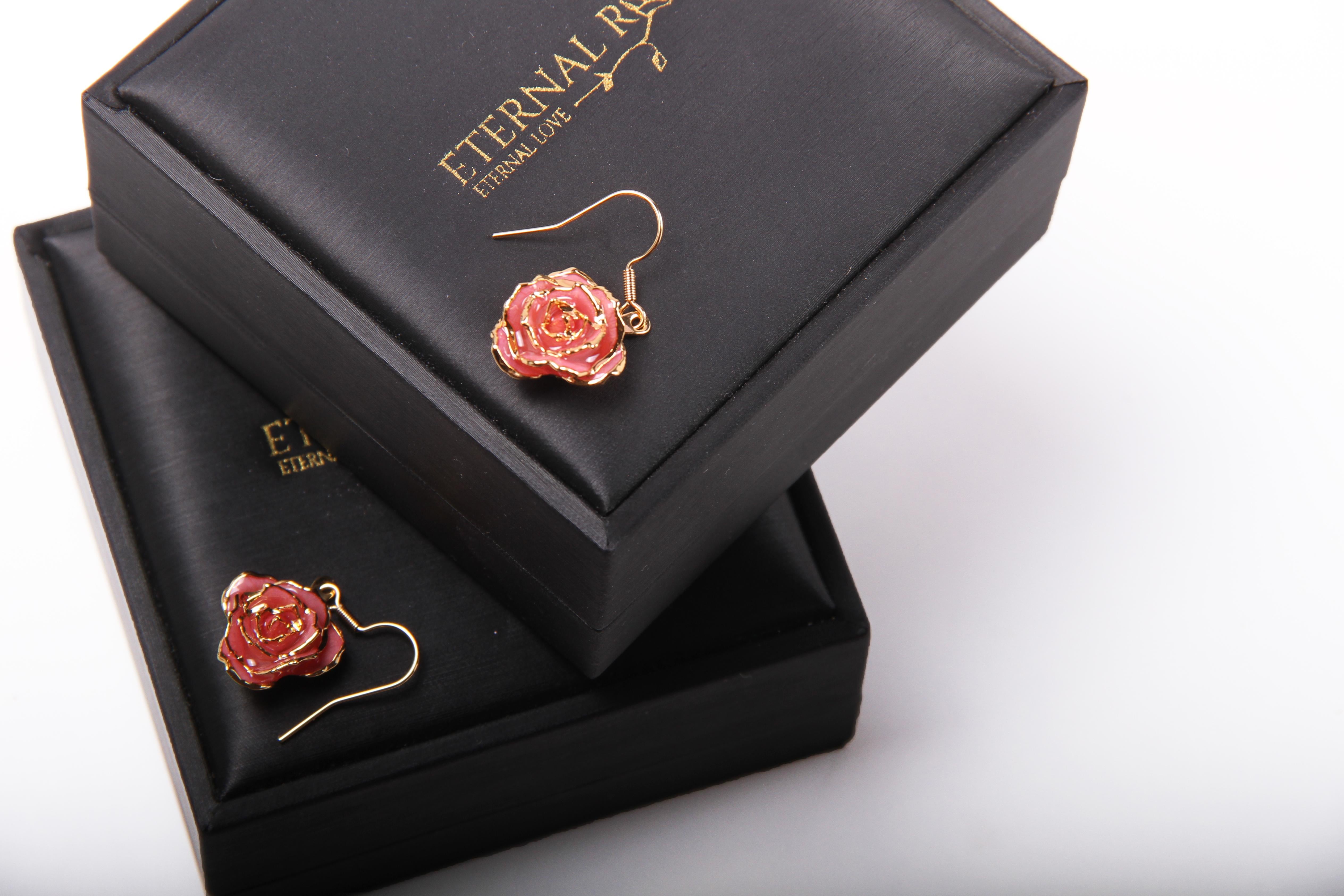 Gorgeous One-of-a-kind Eternal Earrings | Pink Perfection In New Condition For Sale In Belmont, MA