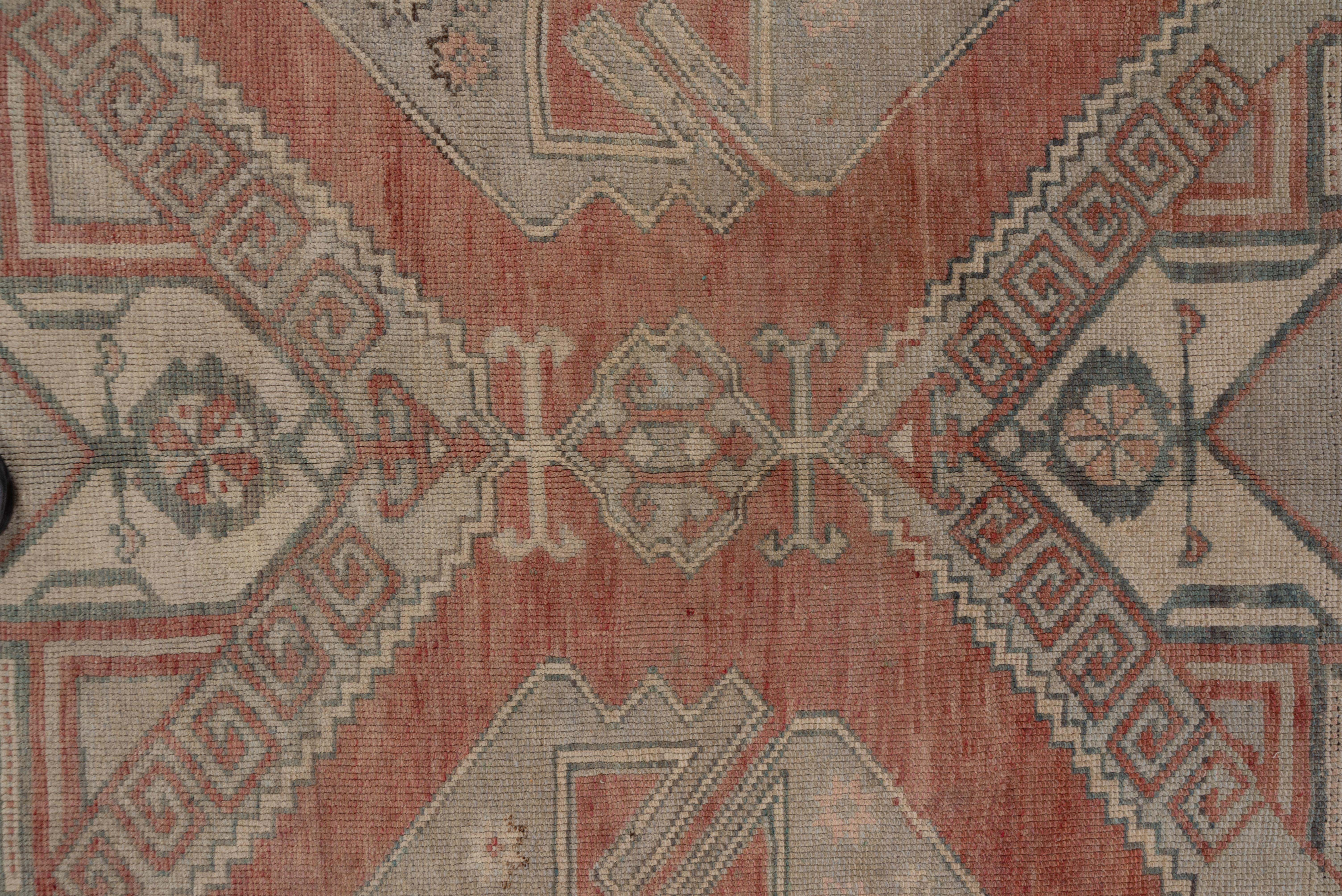 Turkish Gorgeous Oushak Gallery Carpet, Soft Palette For Sale
