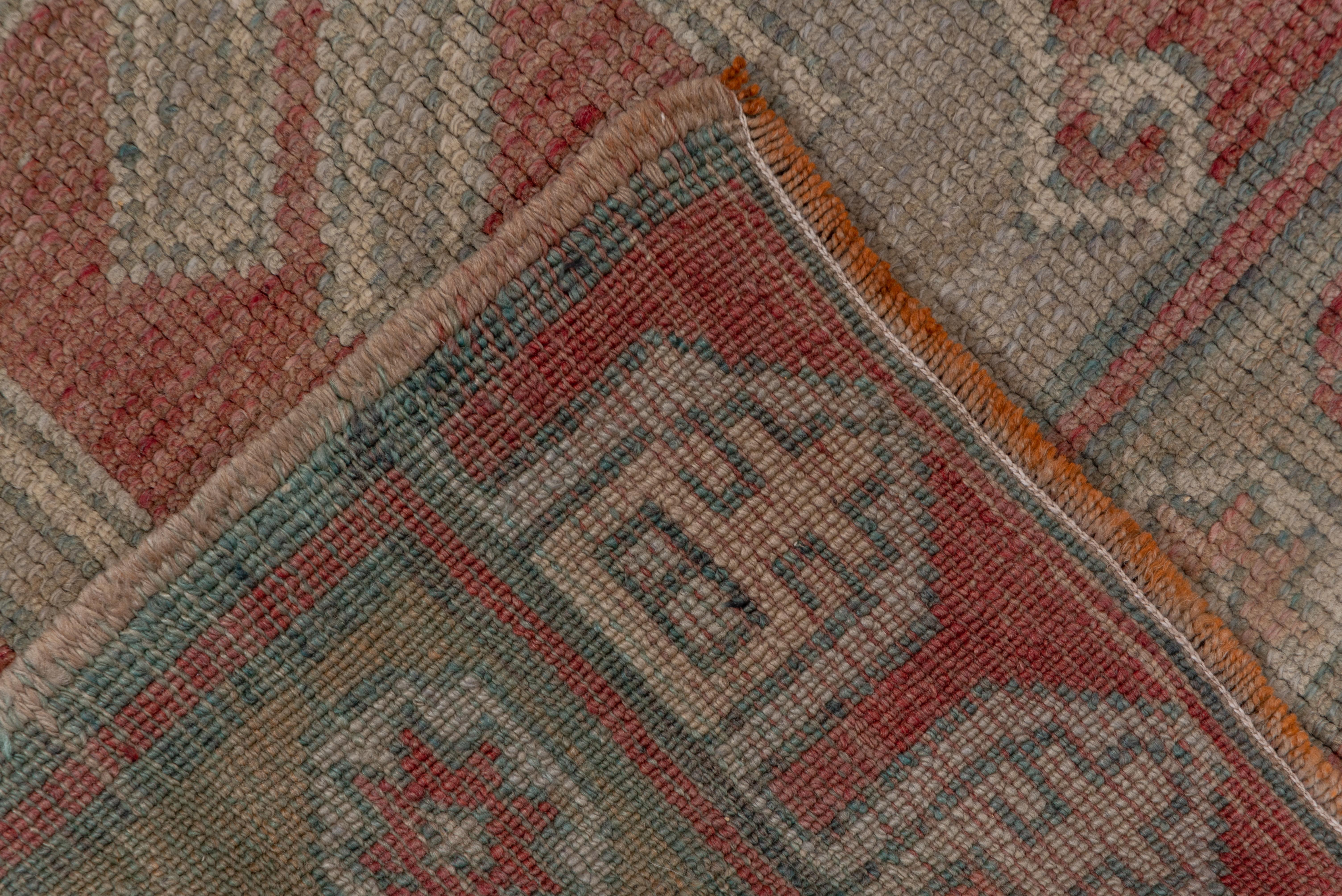 Wool Gorgeous Oushak Gallery Carpet, Soft Palette For Sale