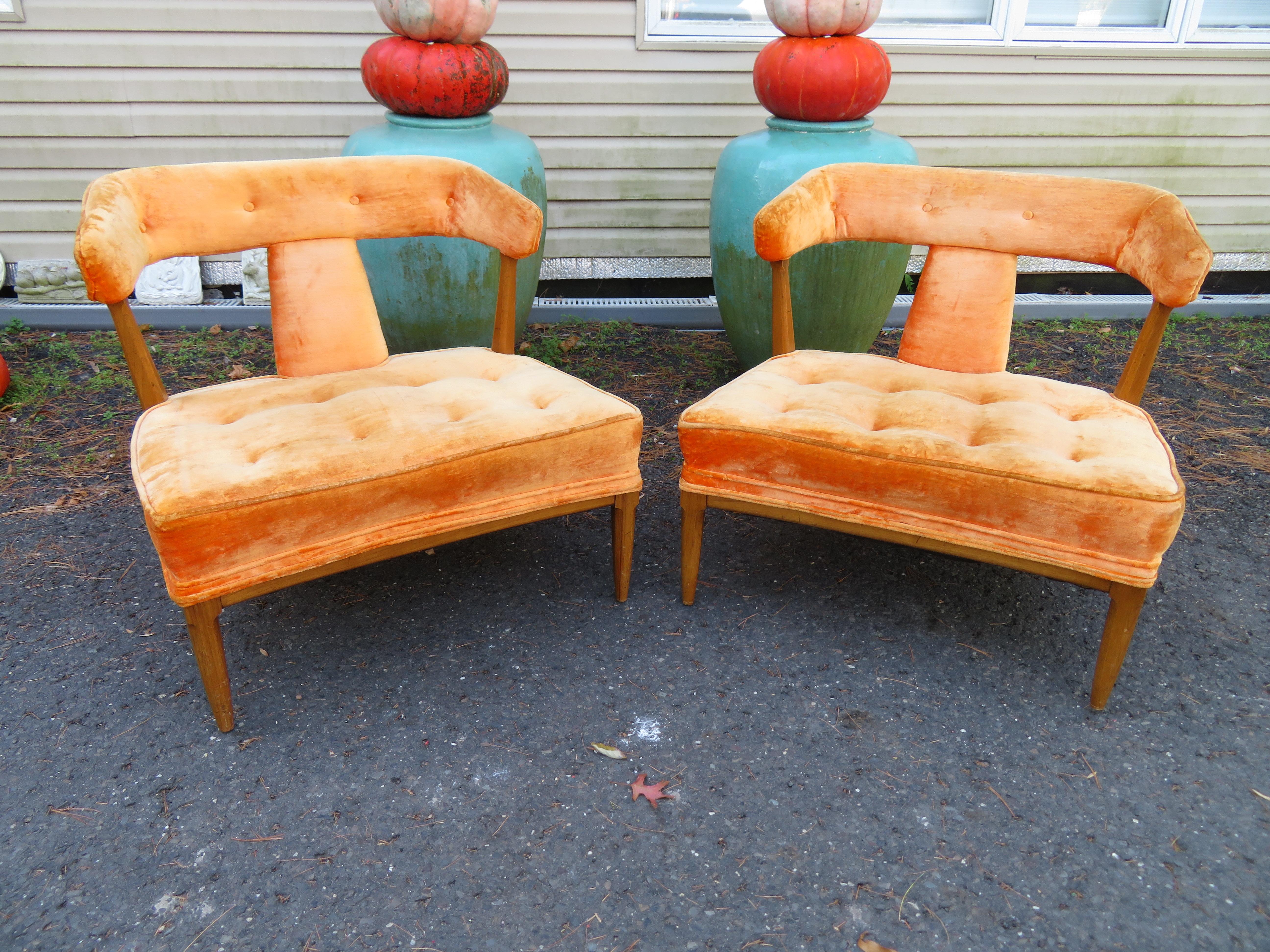 Gorgeous Pair Lubberts & Mulder Tomlinson Sophisticate Wide Seat Lounge Chairs For Sale 6