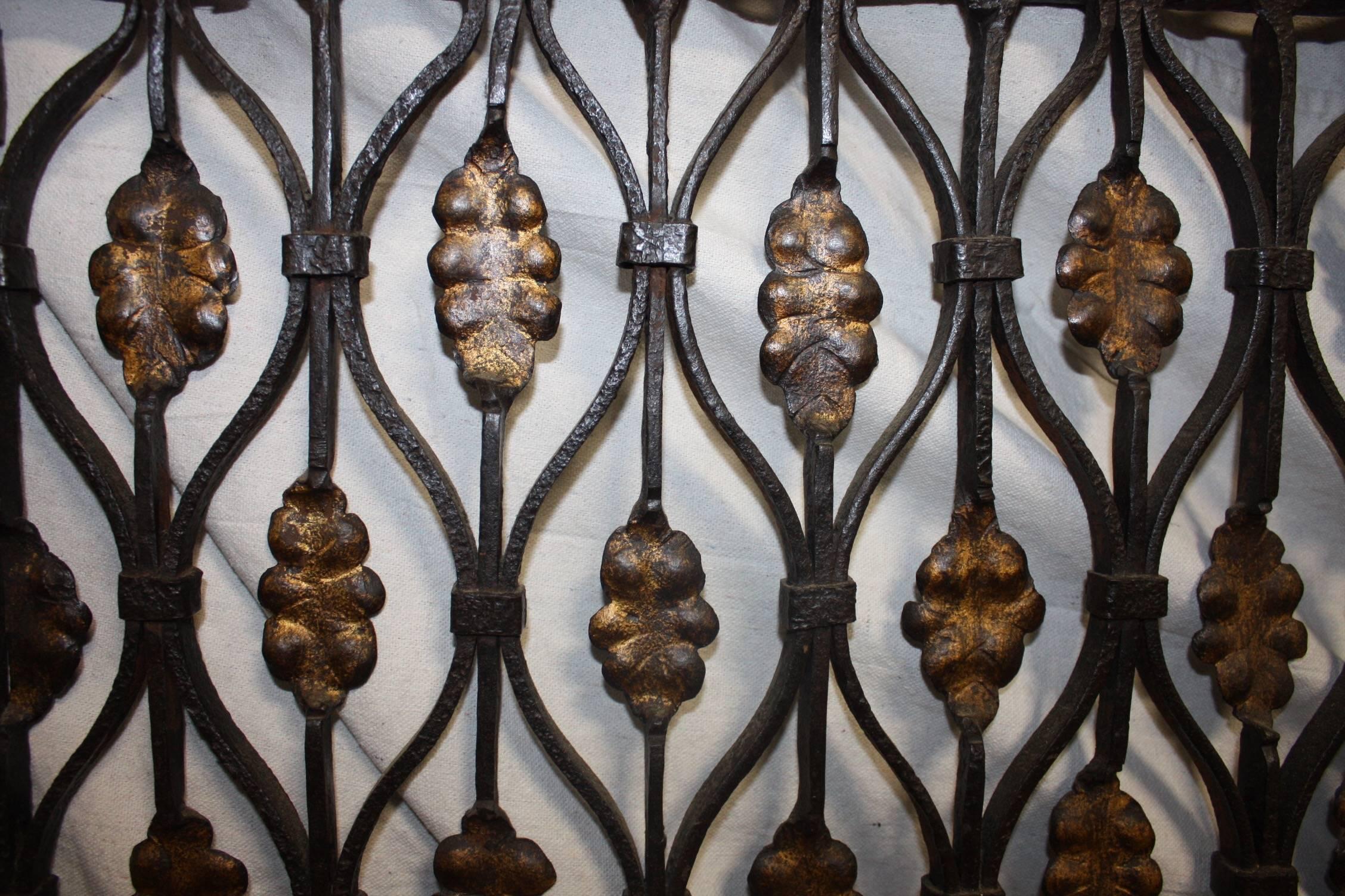 Gorgeous Pair of 18th Century French Iron Gates For Sale 7