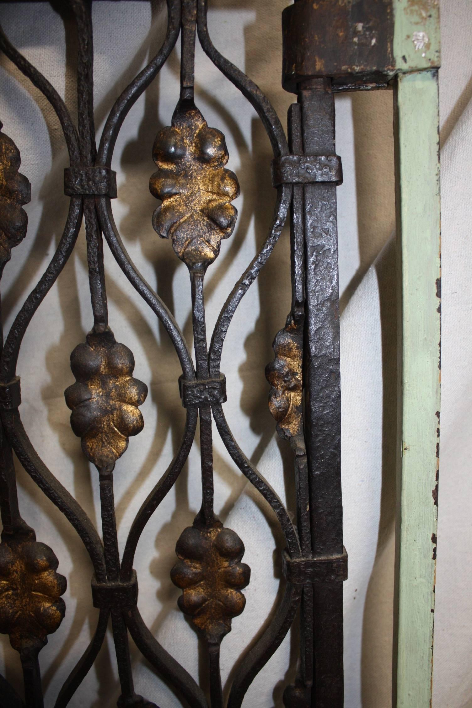 Gorgeous Pair of 18th Century French Iron Gates For Sale 9