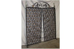 Gorgeous Pair of 18th Century French Iron Gates