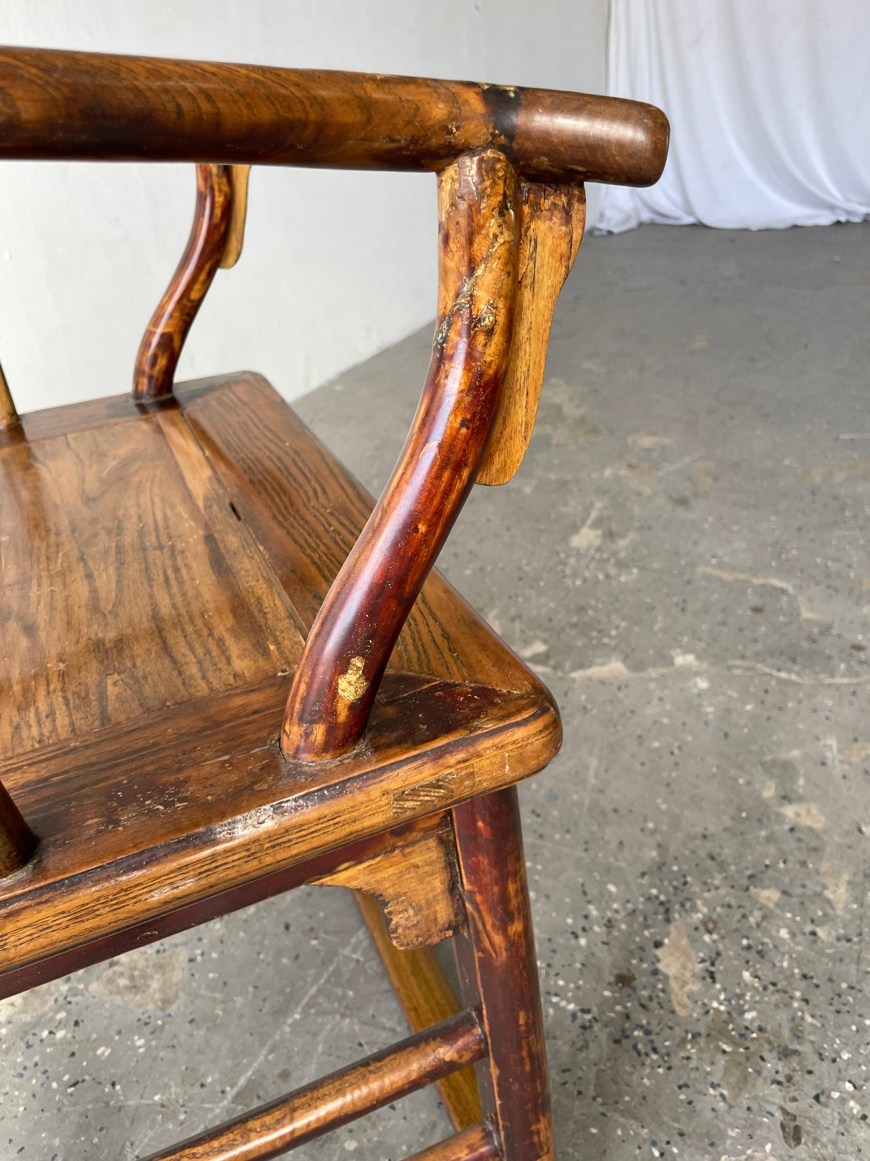 Magnifique paire de fauteuils chinois en bois de feuillus du 19e, 1800e siècle en vente 2