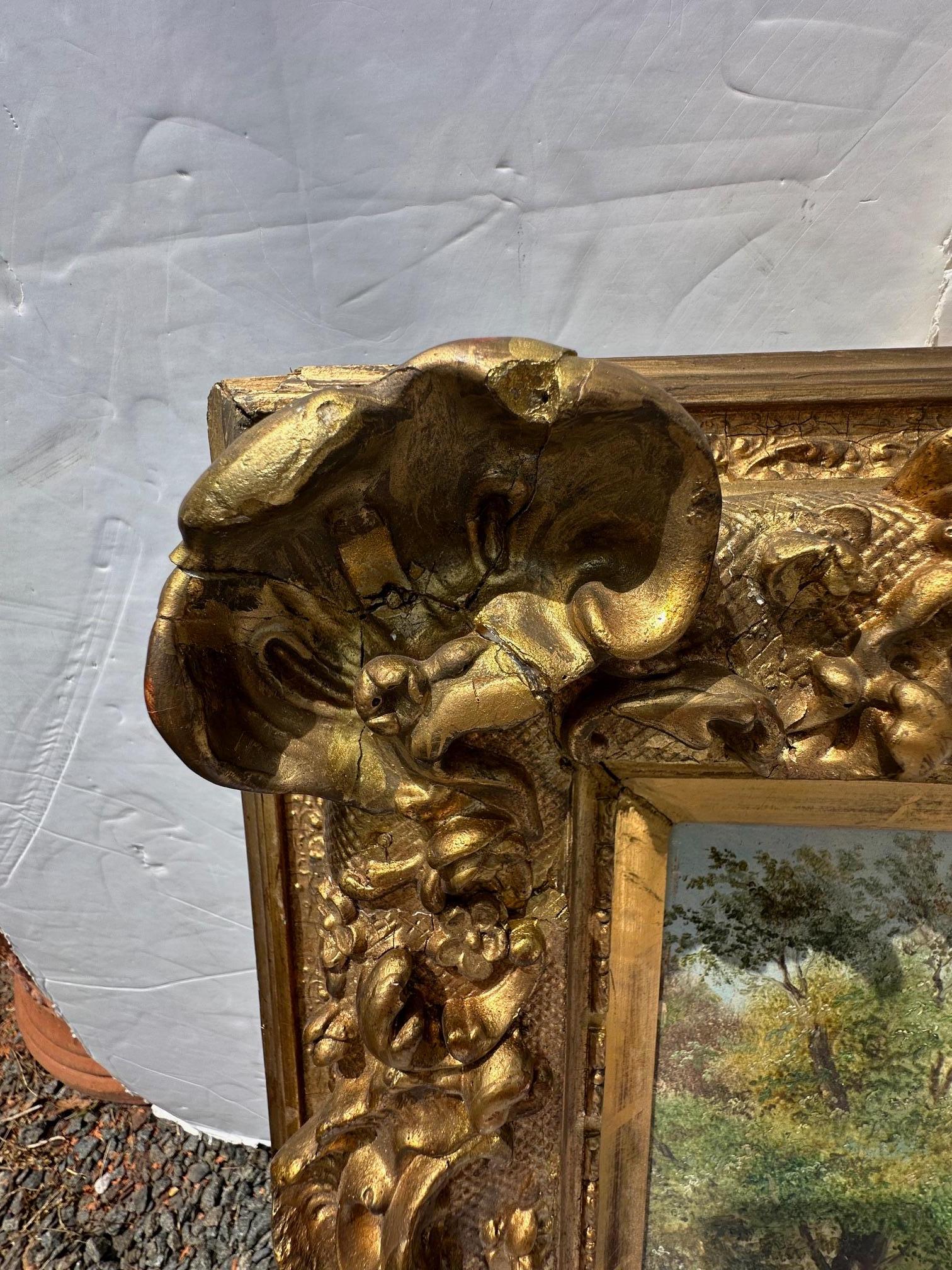 Fine XIX secolo Splendida coppia di dipinti antichi austriaci di L. Burger in vendita