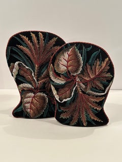 Gorgeous Pair of Beadwork Victorian Pillows