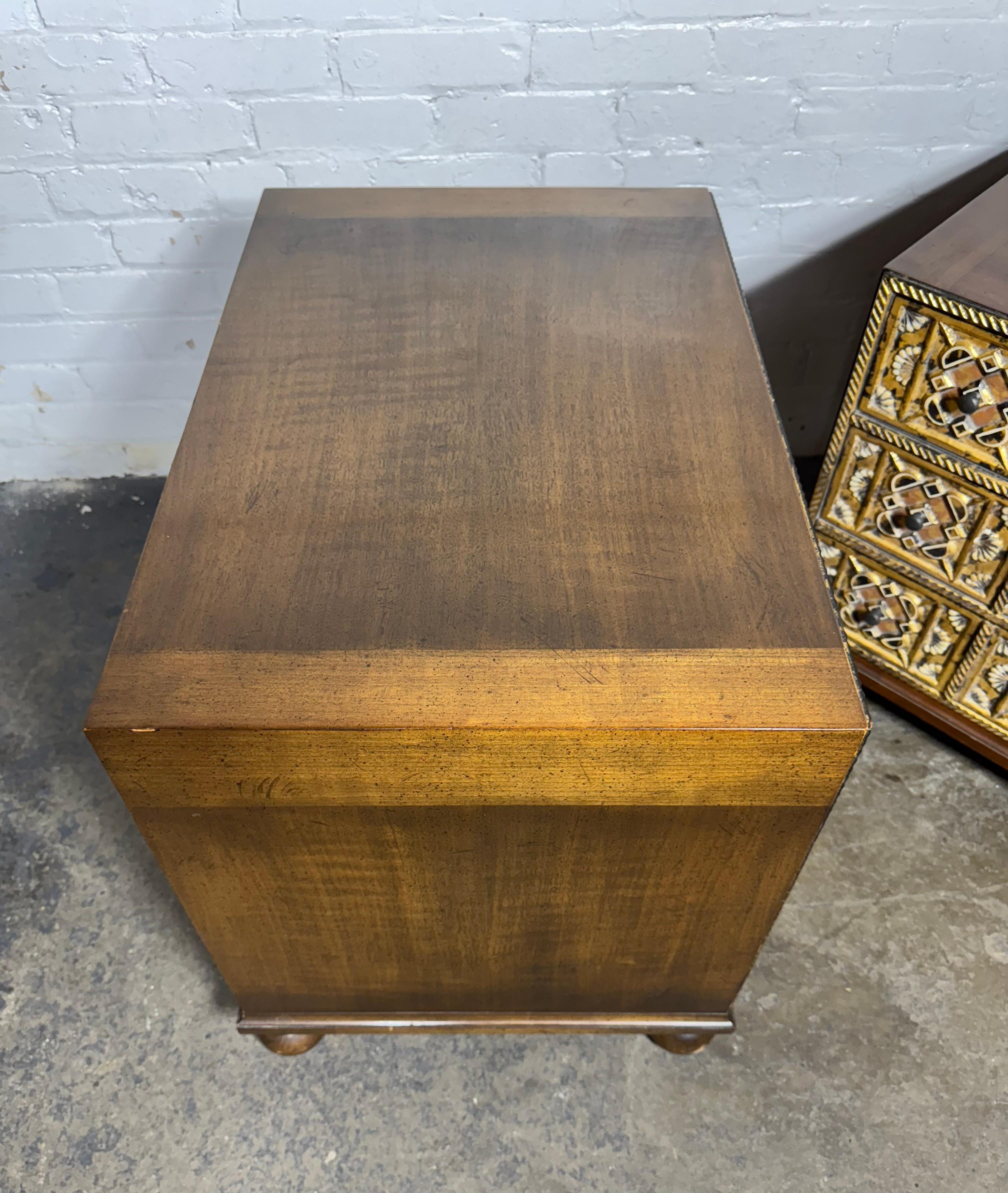 Wood Gorgeous Pair of Mediterranean Treasure Chests by John Widdicomb, circa 1965 For Sale