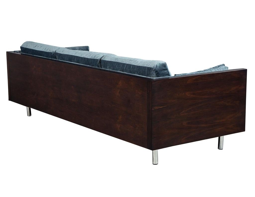 Gorgeous Pair of Milo Baughman Sofas Beautifully Restored by Carrocel 6