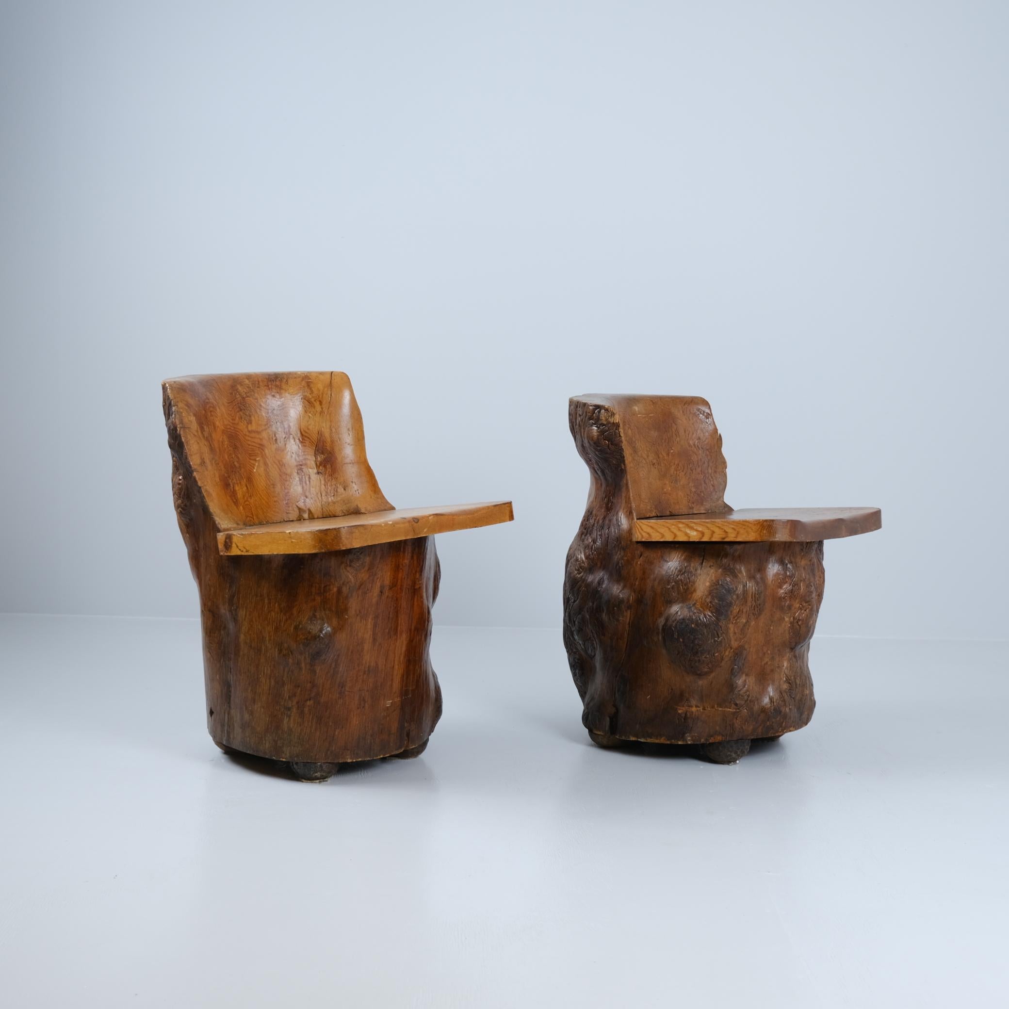 chair made from tree
