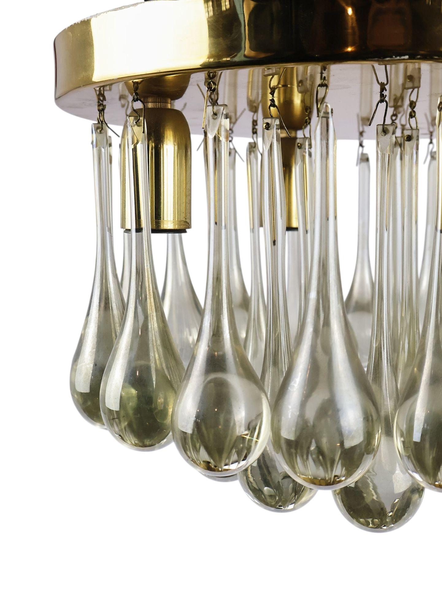 Precioso empotrable de cristal de Murano con forma de lágrima Palwa Siglo Medio Alemán Años 60 en Bueno estado para la venta en Nuernberg, DE