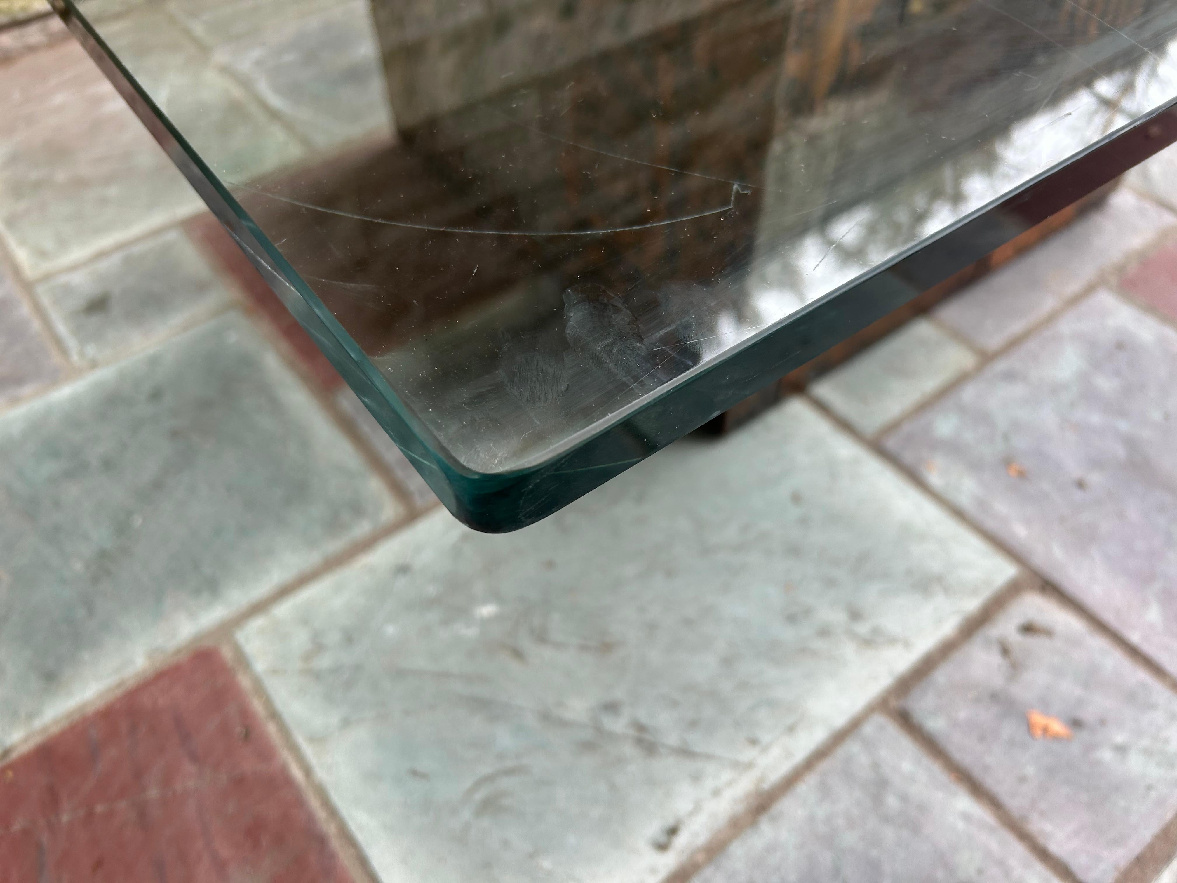 Fin du 20e siècle Magnifique table basse en métal mélangé patchwork de Paul Evans Mid-Century Modern en vente